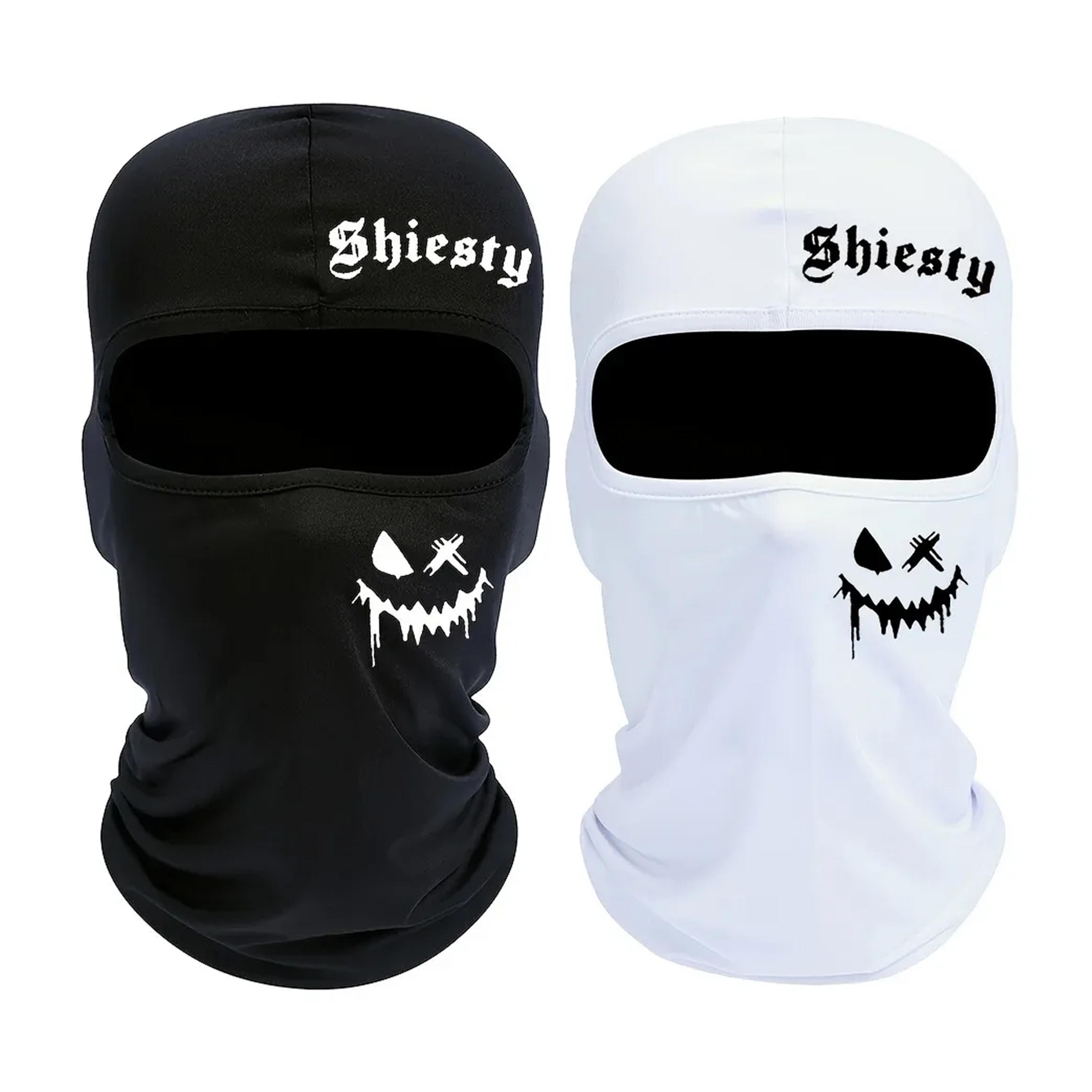 Smiling Face Balaclava Motorcycle Face Mask Cooling Neck Gaiter For Men And Women 6