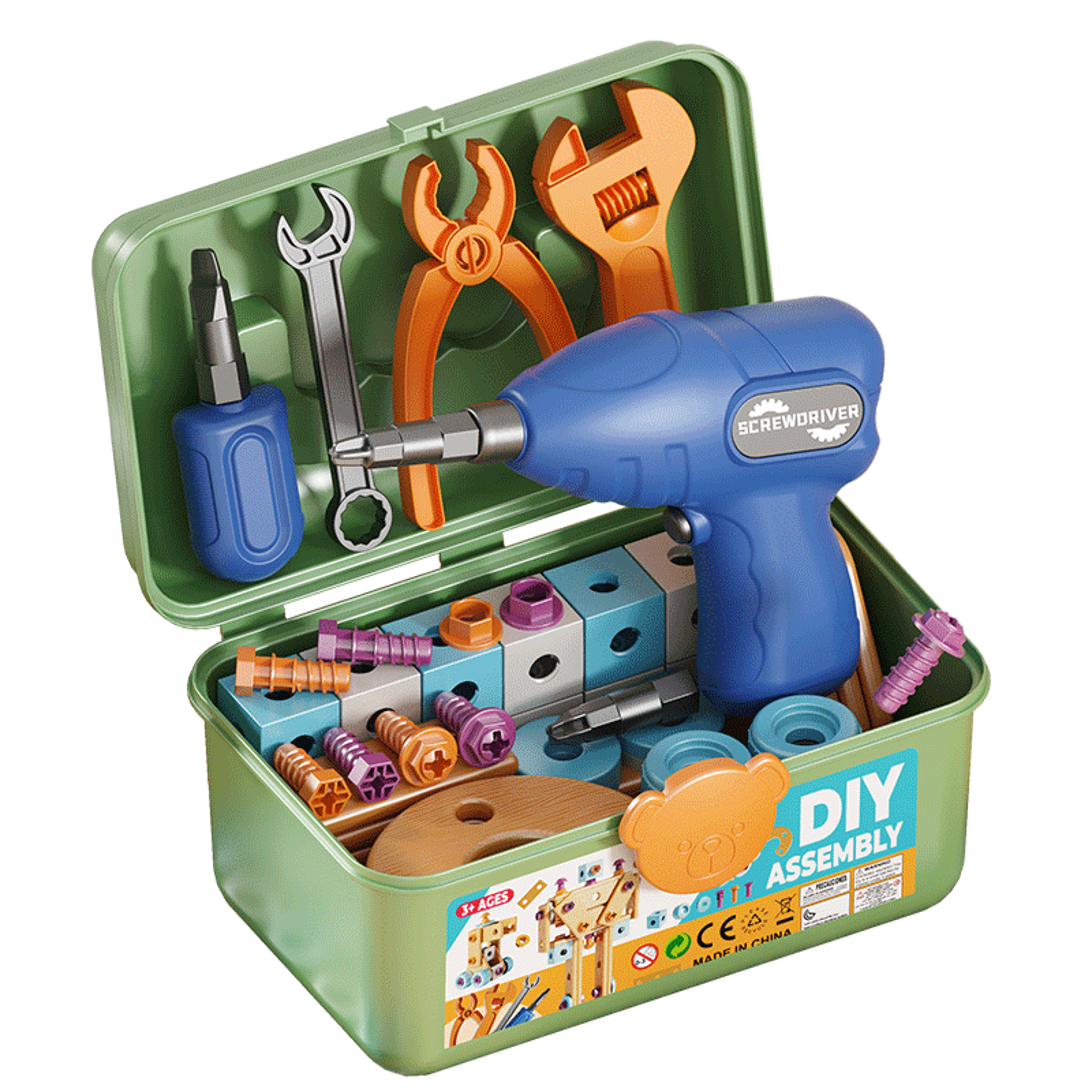 diy kids tool set nut and bolt educational construction toy