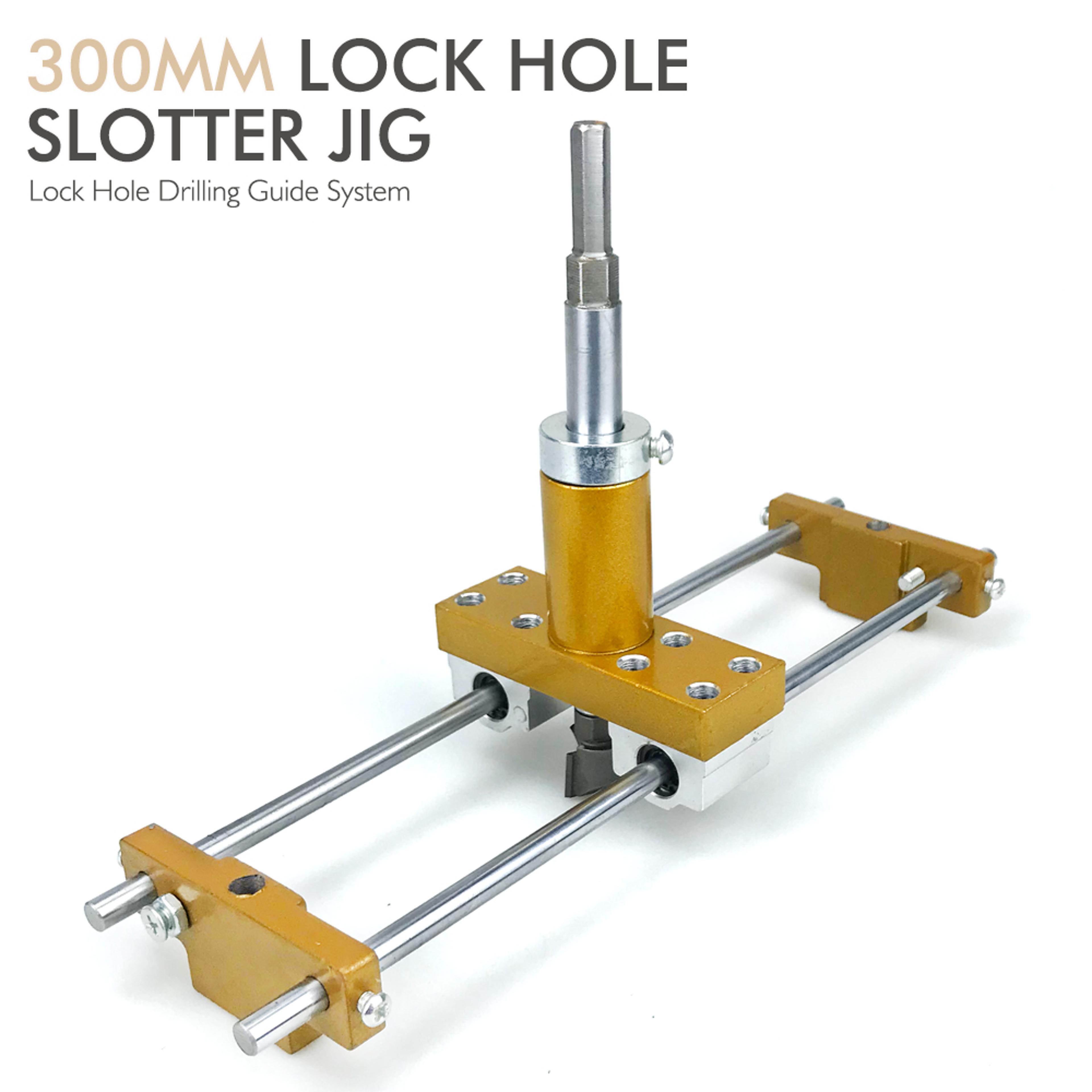 Door Lock Mortiser Jig Wooden Door Lock Installation Hole Opener Kit 1