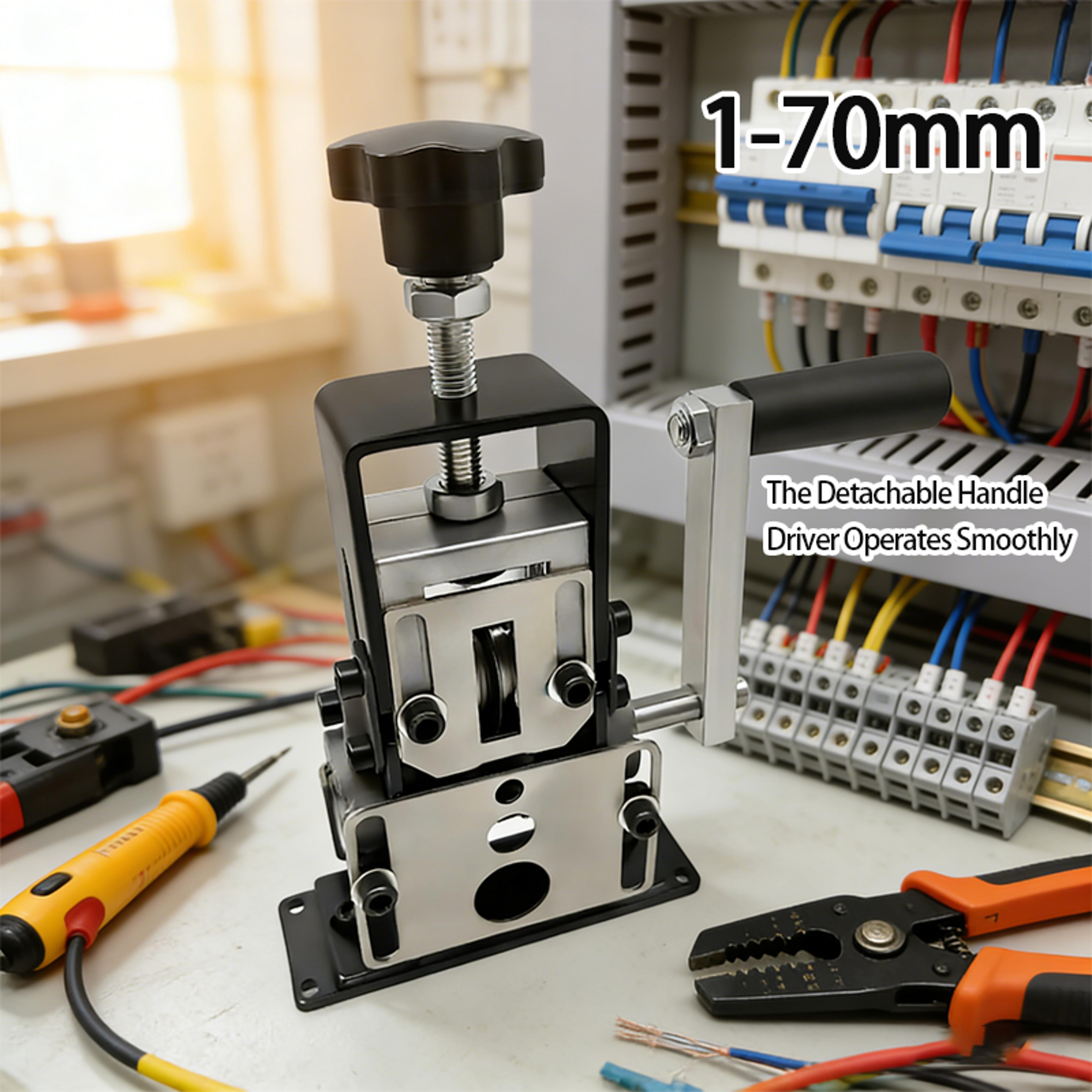 Wire Stripper Machine Drill Powered Copper Cable Peeling Tool 4
