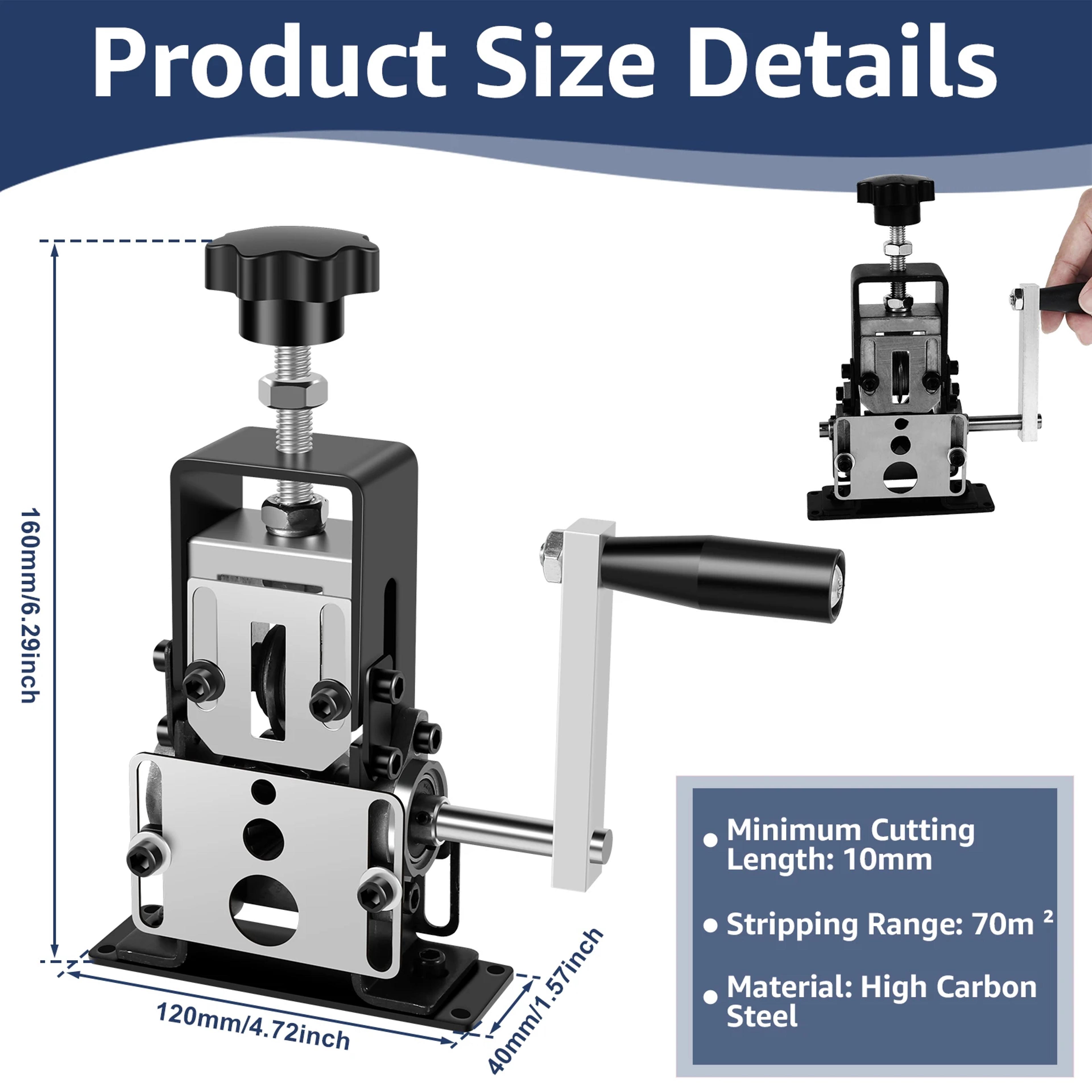Wire Stripper Machine Drill Powered Copper Cable Peeling Tool 2