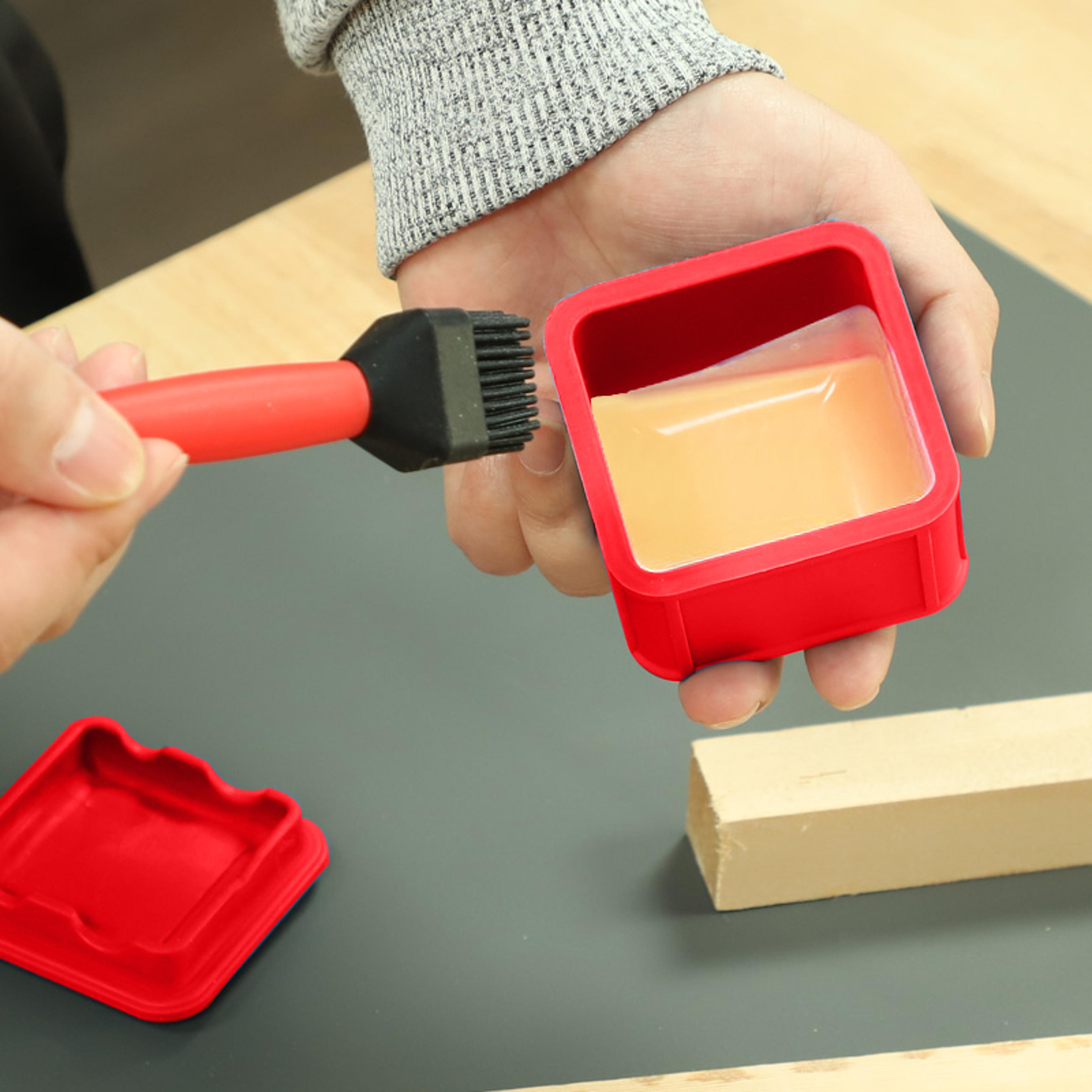 2PCS Silicone Glue Brush Kit With Sealable Glue Pod For Woodworking DIY Projects 3
