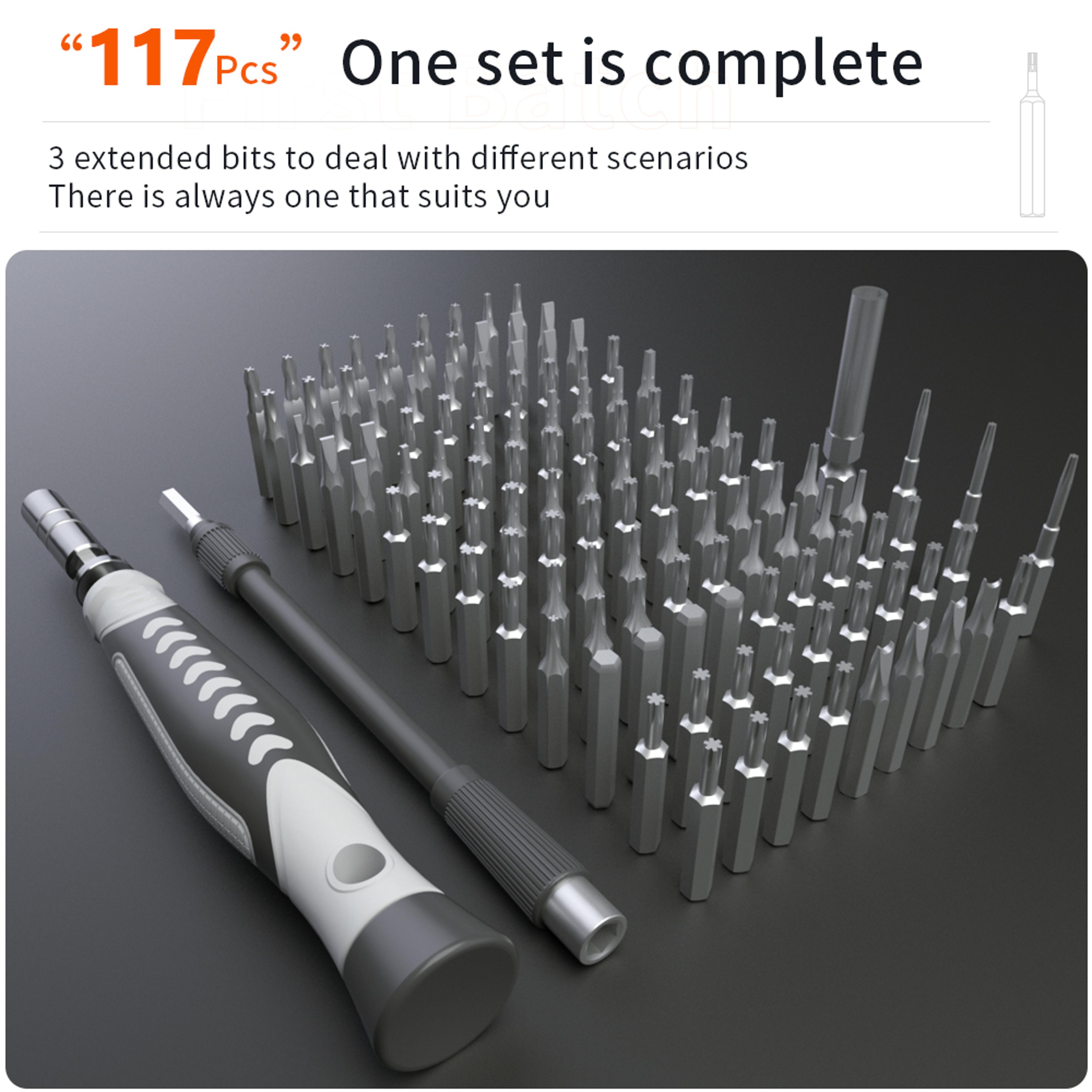 130 In 1 Precision Screwdriver Set Magnetic Electronics Repair Tool Kit 4