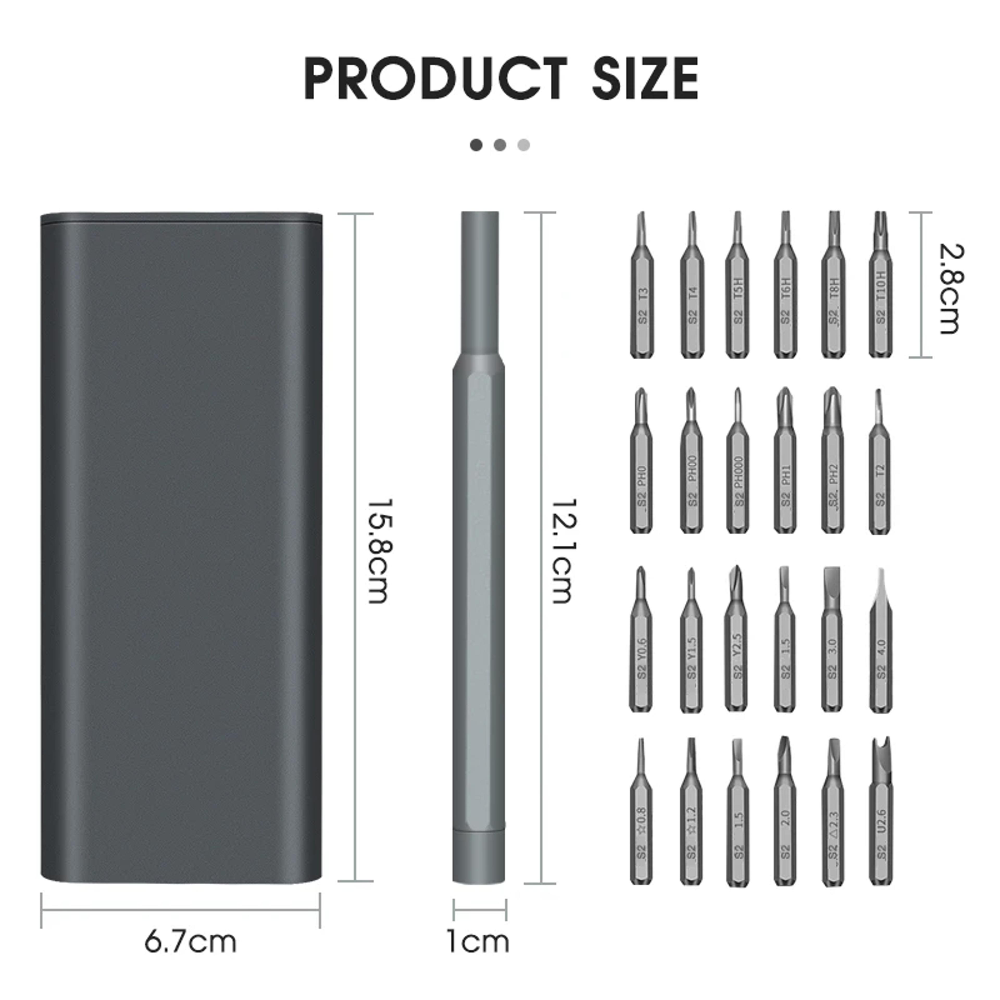 Precision Magnetic Screwdriver Set Mini Electronics Repair Tool Kit 6