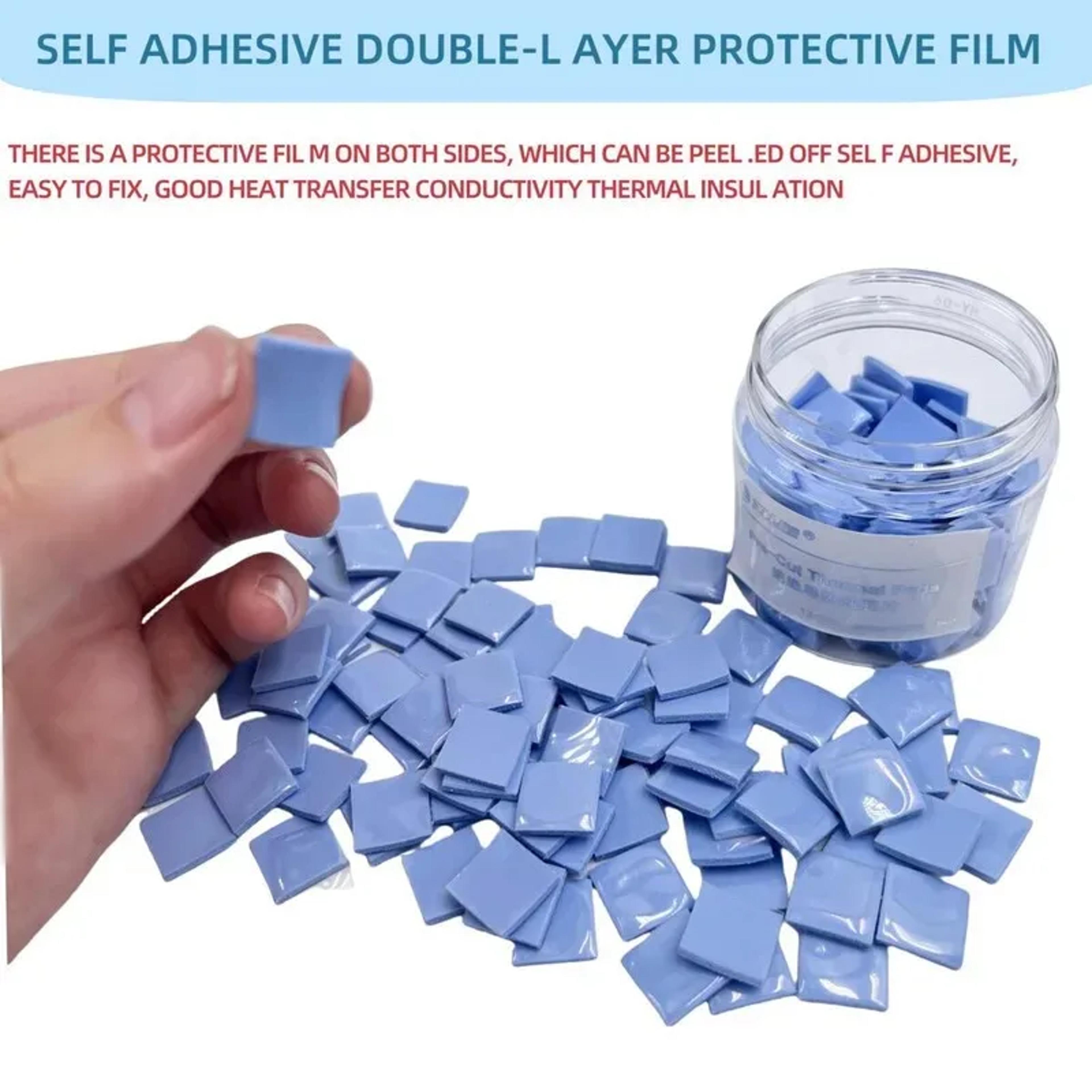 100PCS Pre Cut Thermal Silicone Pads 12x12x15mm For CPU GPU And Motherboard Repair 5