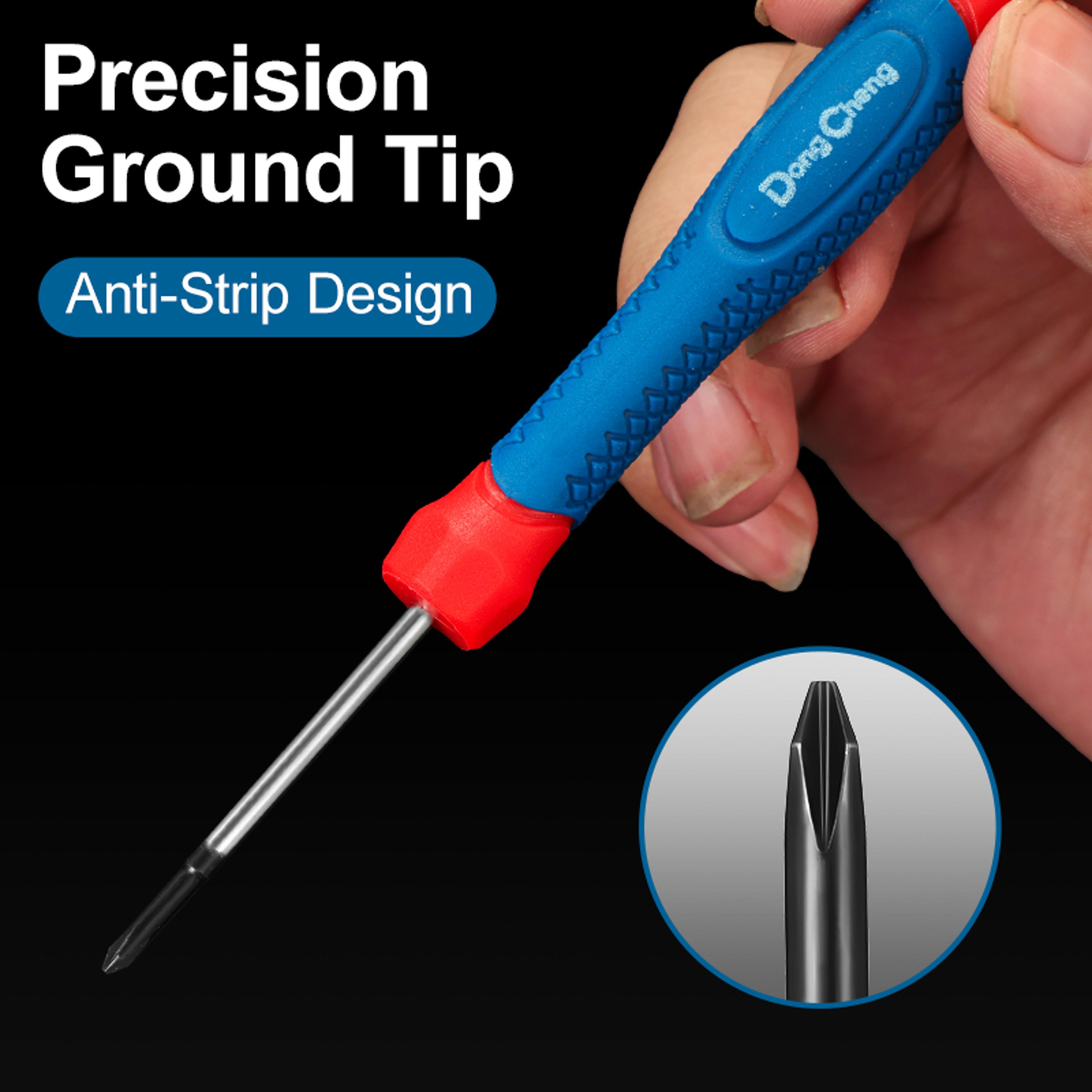 6 Piece Magnetic Precision Screwdriver Set CR V Mini Electronics Repair Tool Kit 3