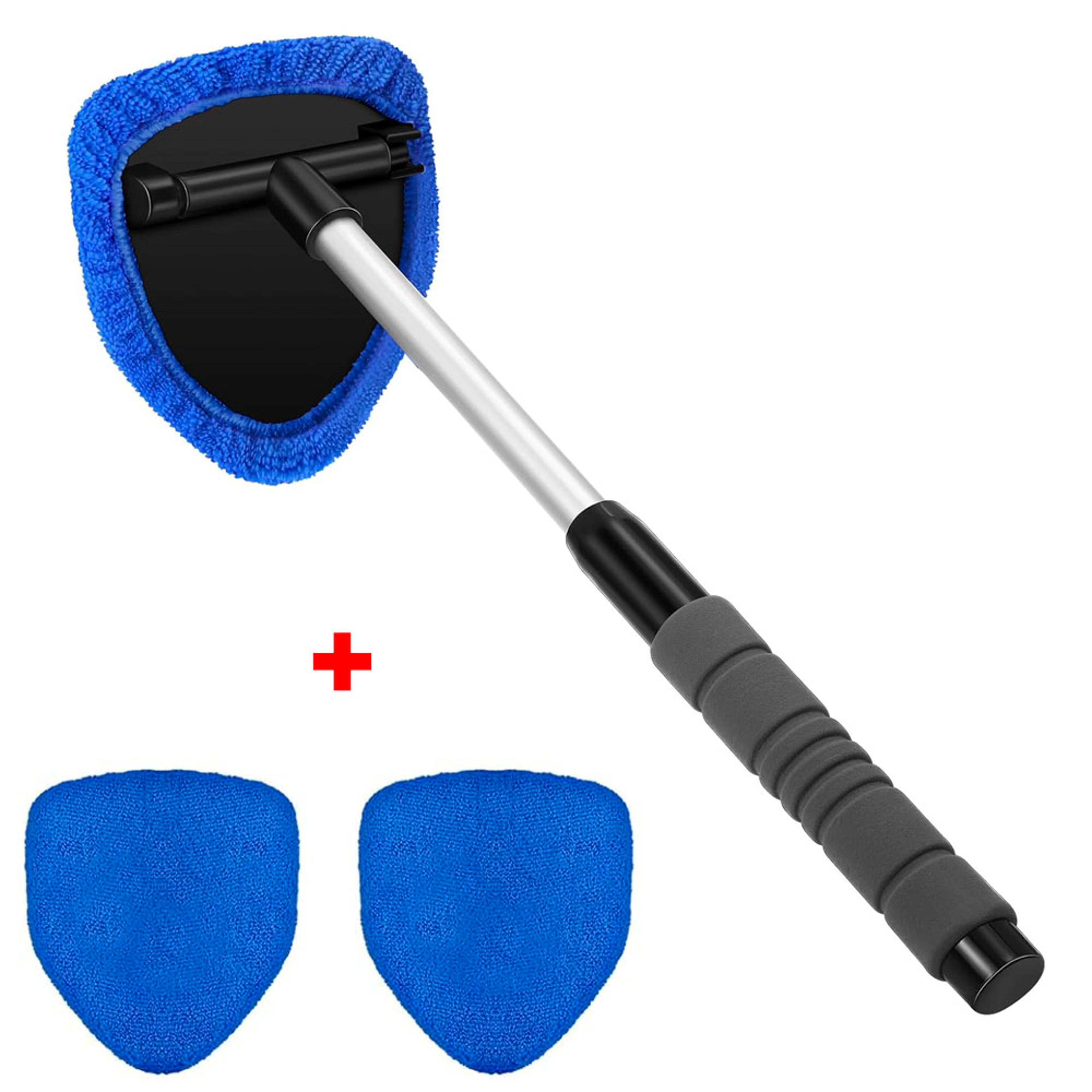 Telescopic Car Windshield Cleaner Microfiber Auto Glass Cleaning Tool 11