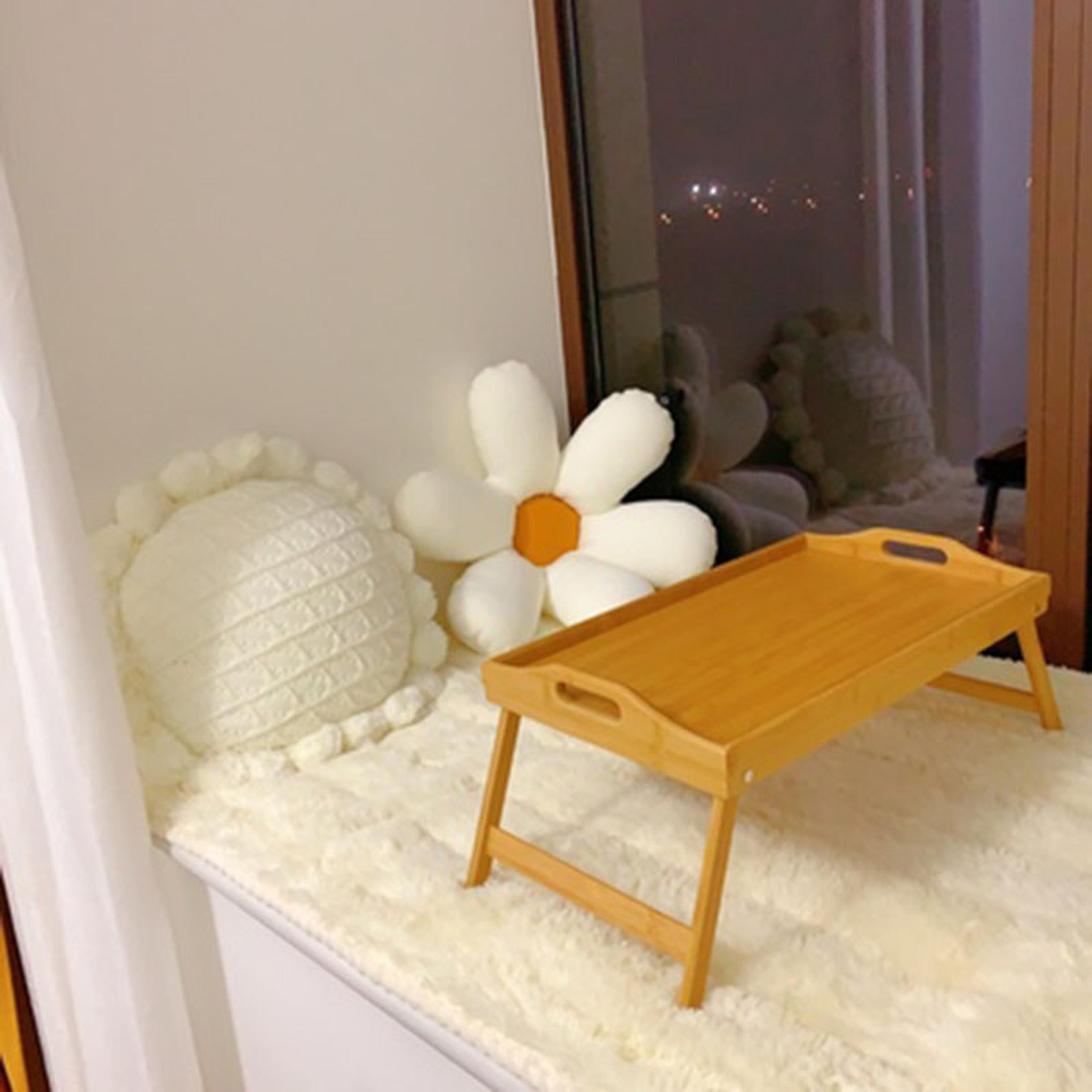 Foldable Bed Tray Table Adjustable Laptop Stand Portable Breakfast Desk 3