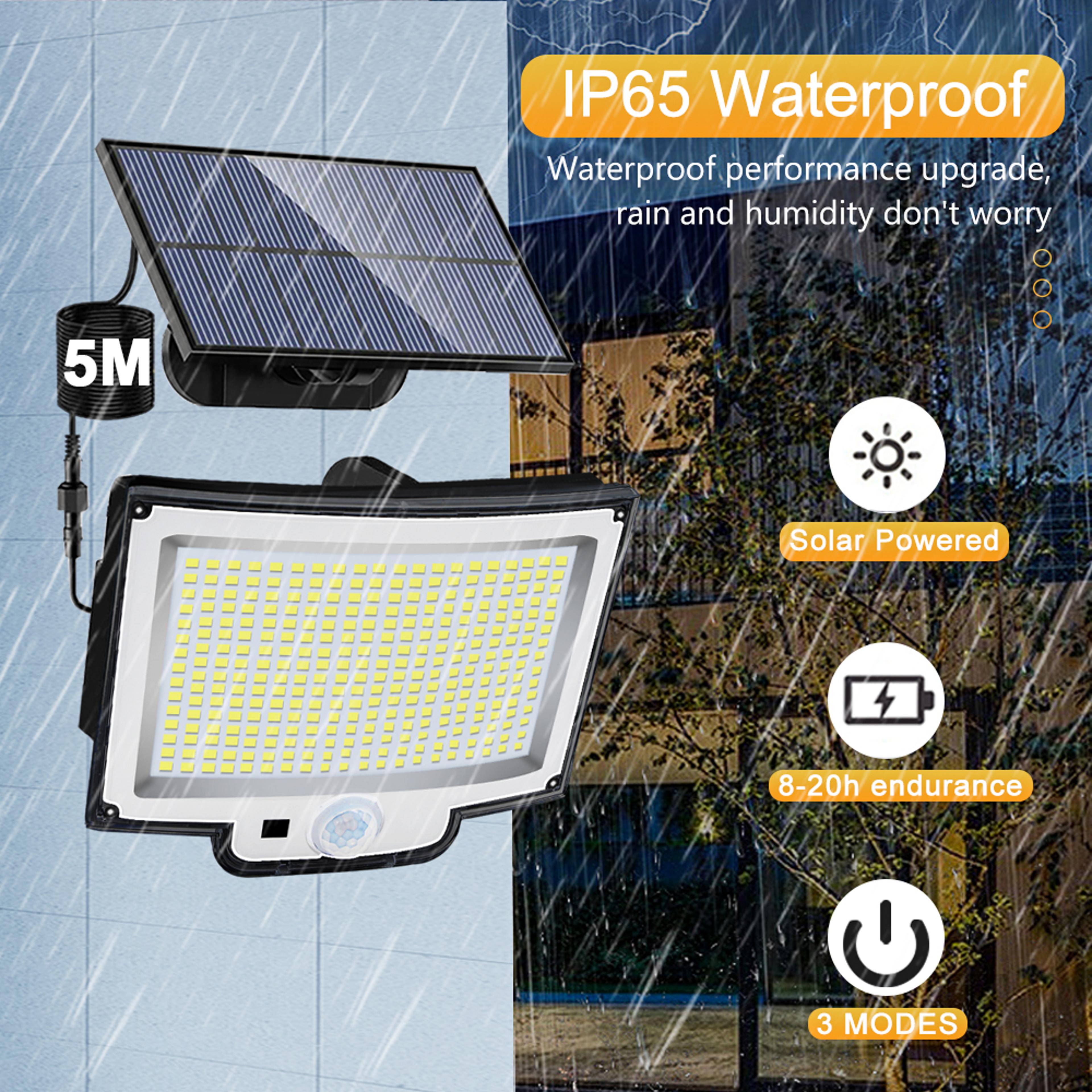 400 LED Solar Motion Sensor Security Light IP65 Outdoor Flood Light 5