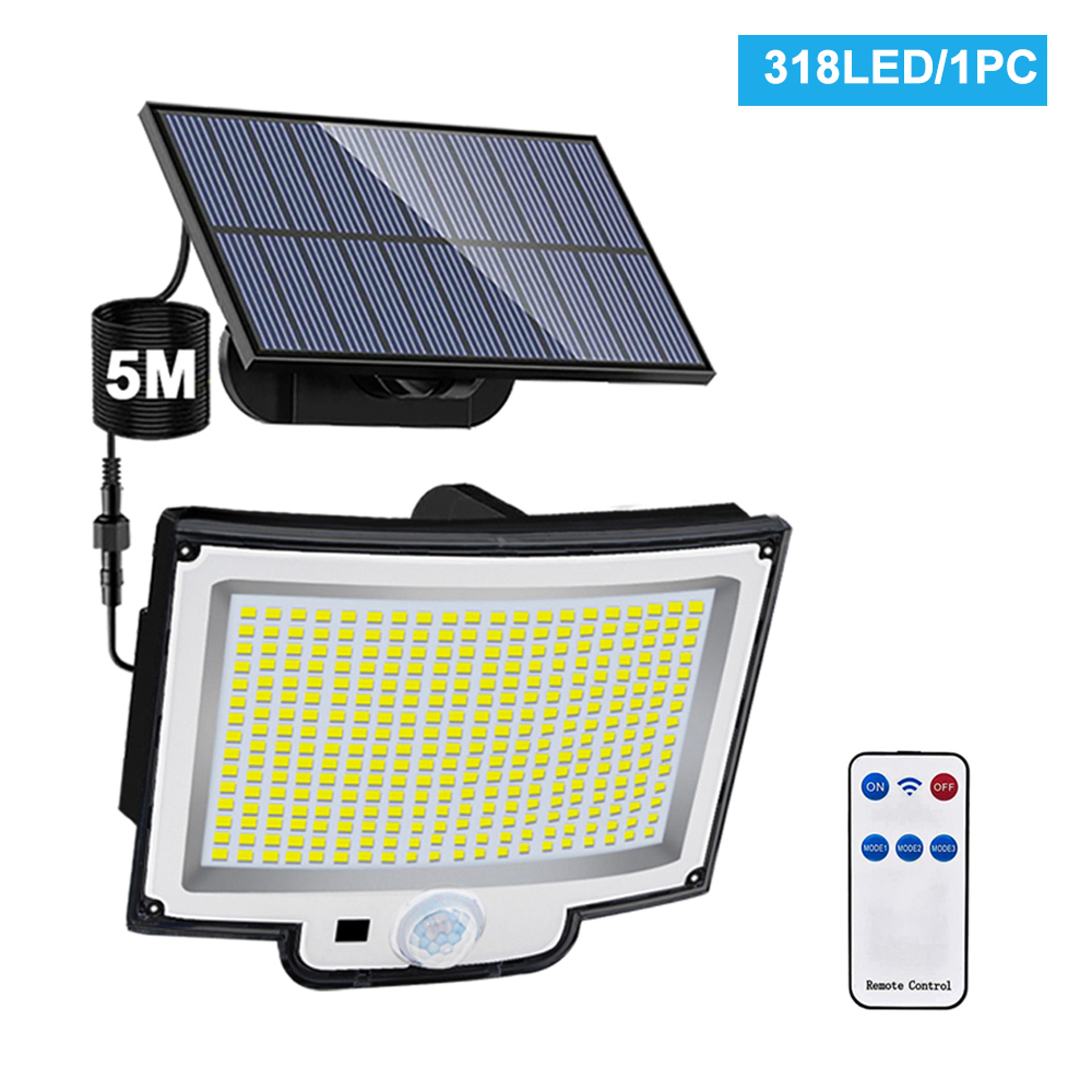 400 LED Solar Motion Sensor Security Light IP65 Outdoor Flood Light 9