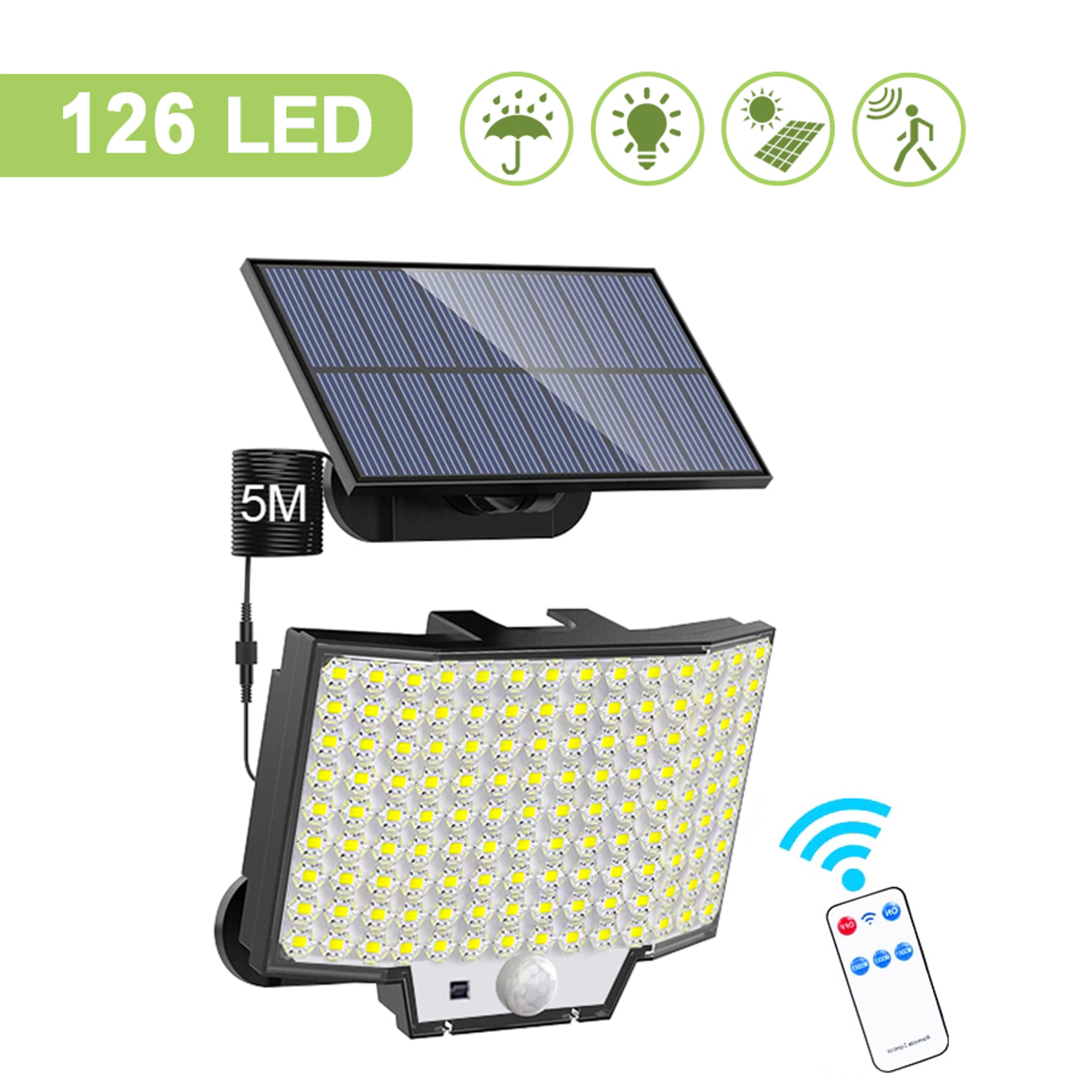 348 LED Solar Security Light Waterproof Outdoor Motion Sensor Spotlight For Garden Garage 6
