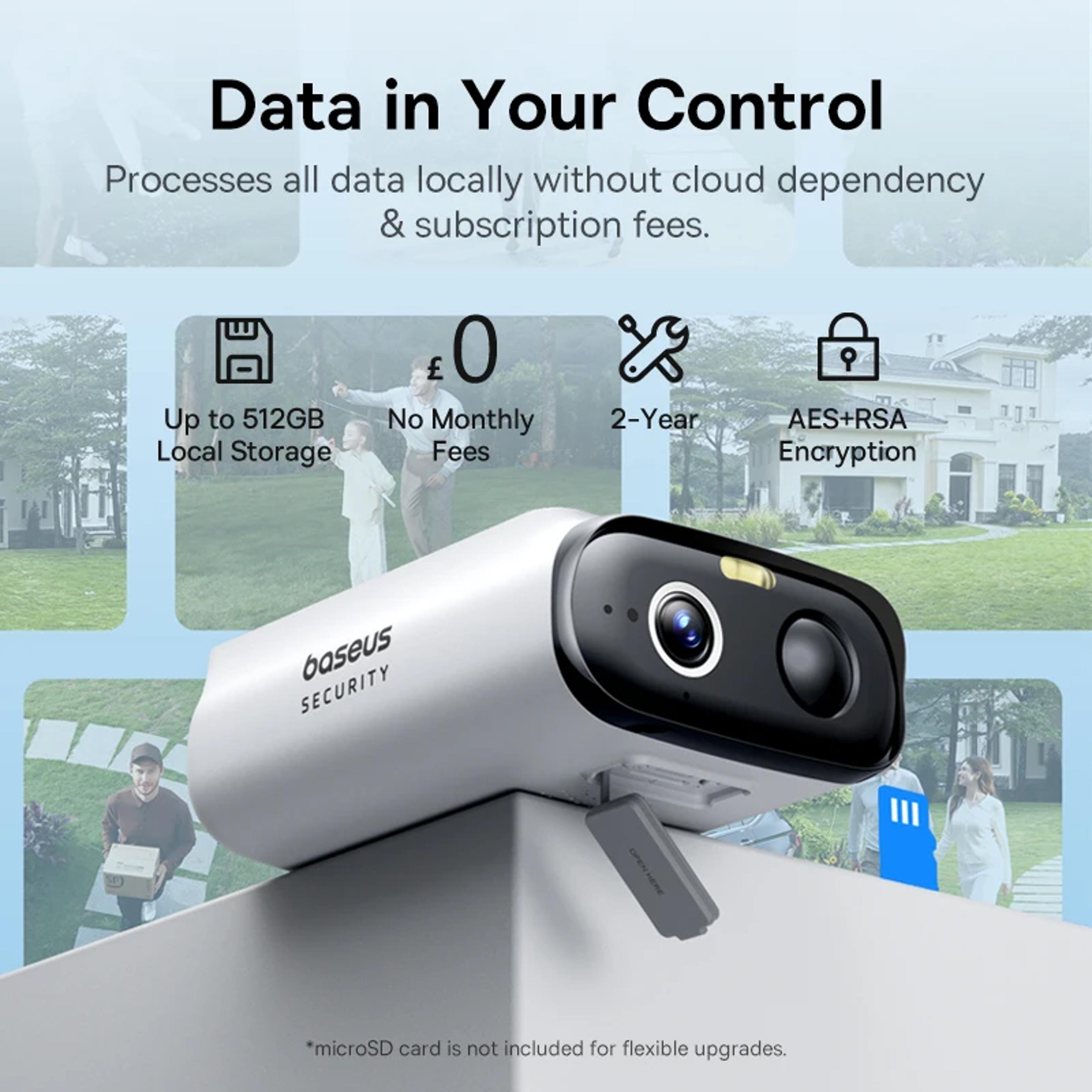 Lite 2K Solar Security Camera Wireless Outdoor WiFi Camera 5