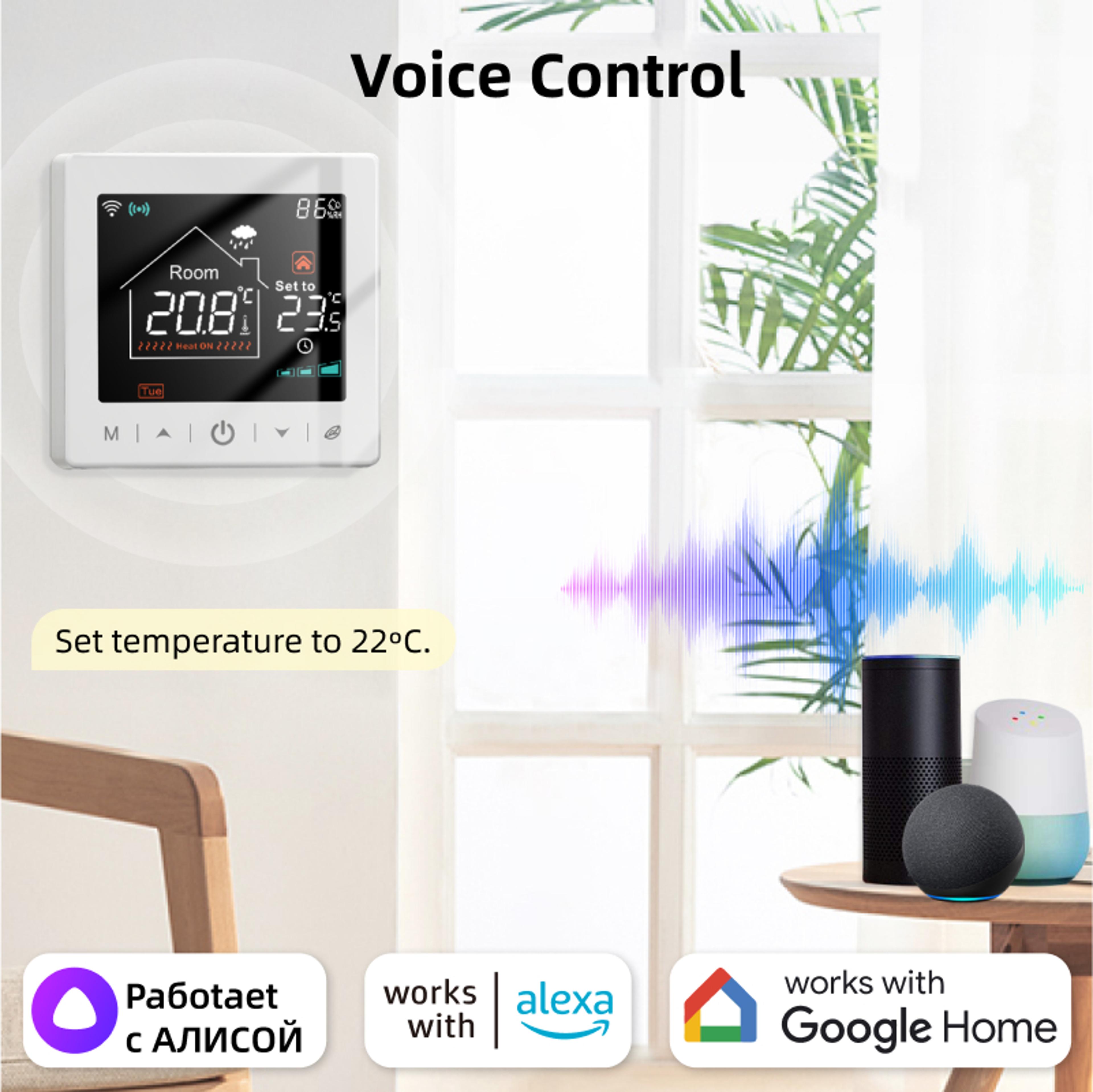 Tuya Smart WiFi Thermostat Wireless Boiler Temperature Controller 4
