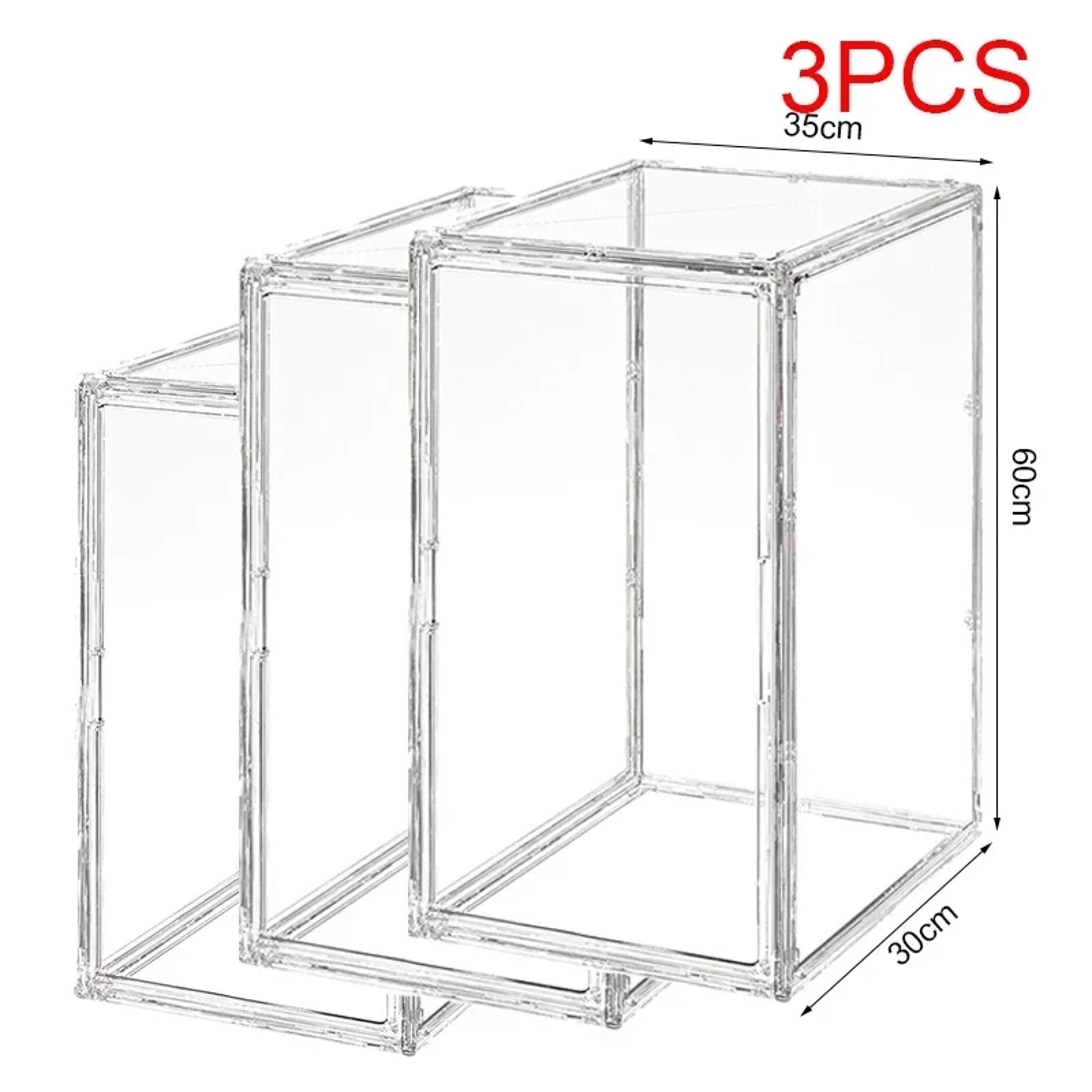 Transparent Acrylic Display Case Dustproof Collectible Figure Storage Box For Bookshelf And Desktop 6
