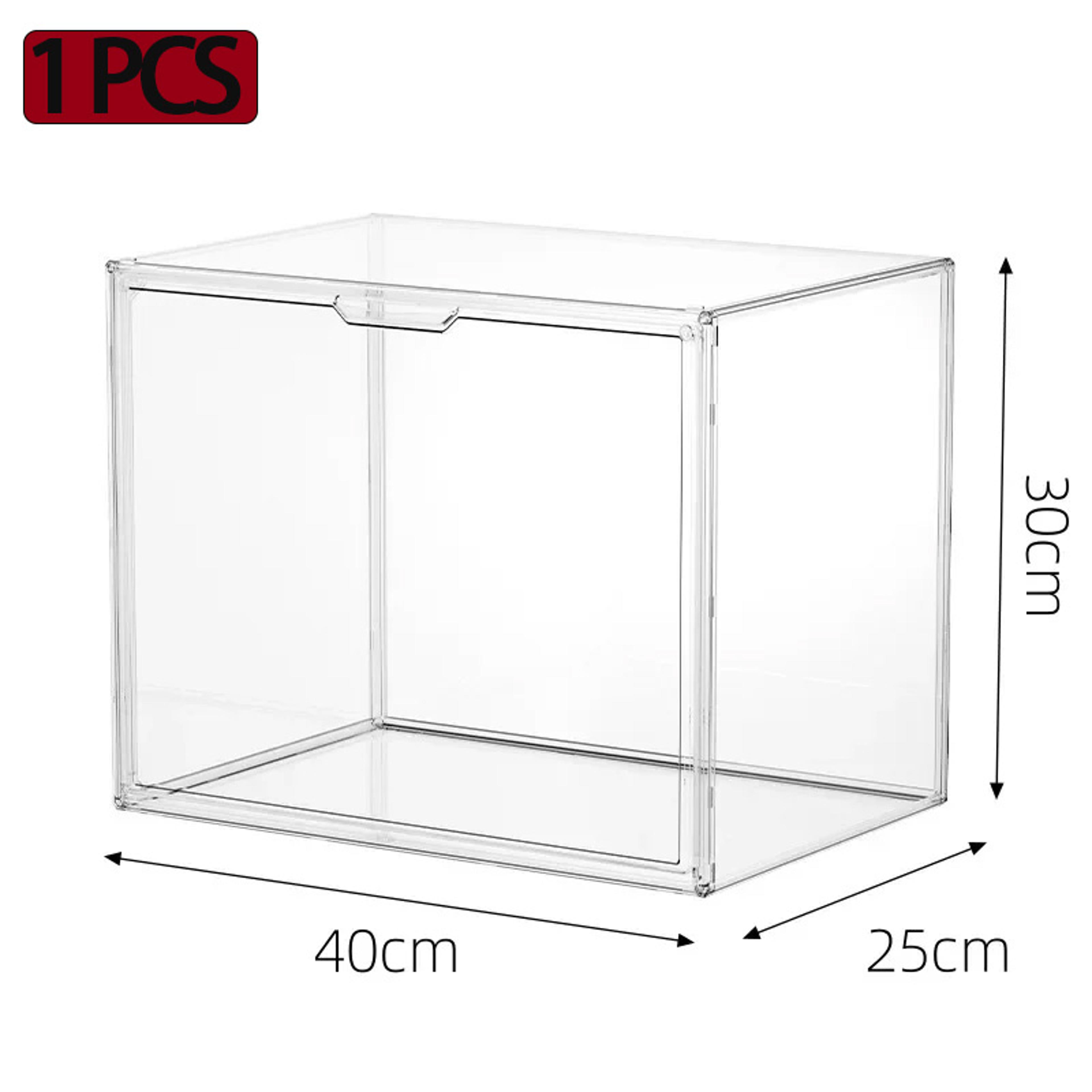 Transparent Acrylic Display Case Dustproof Collectible Figure Storage Box For Bookshelf And Desktop 11