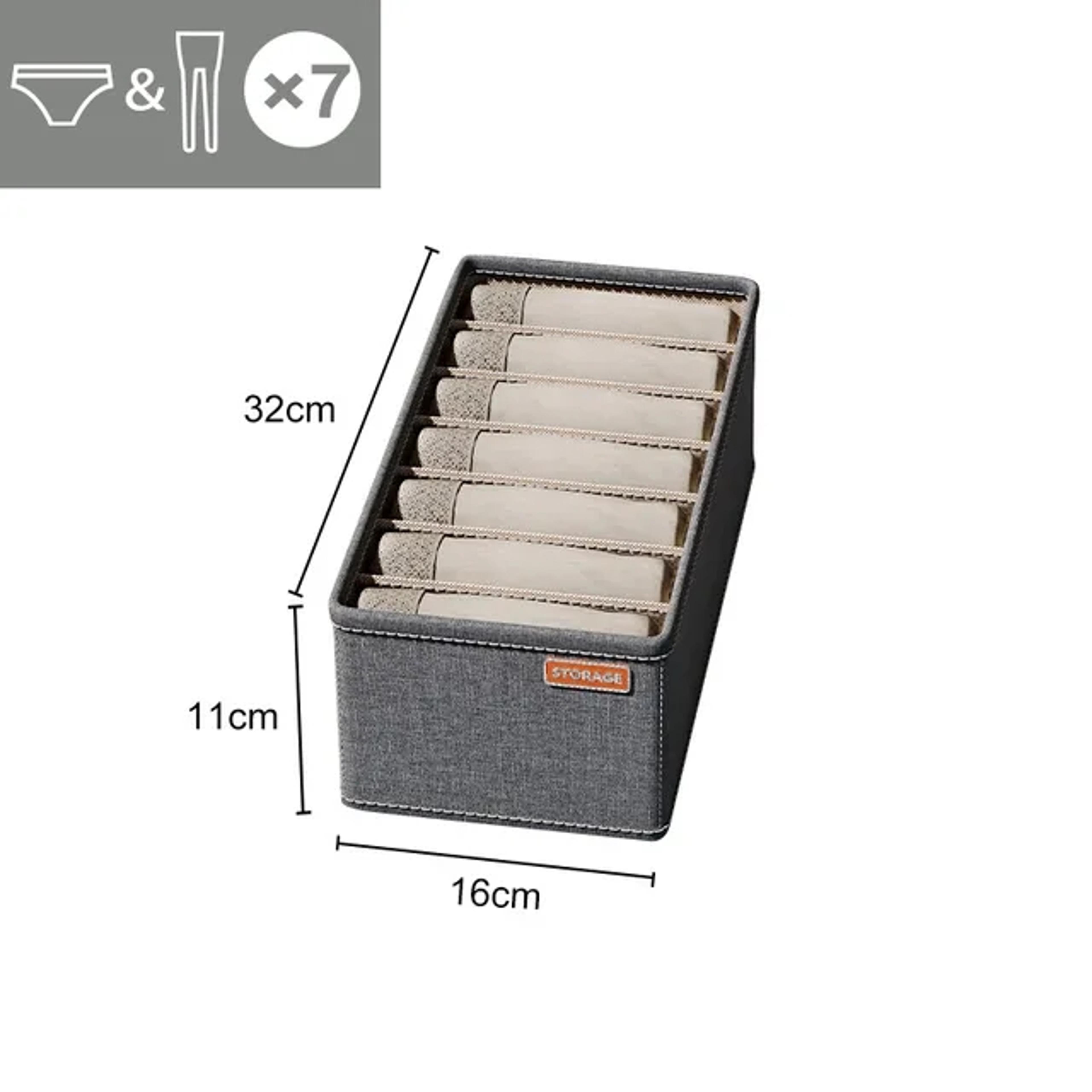 Foldable Underwear Drawer Organizer For Socks Bras Clothing And Wardrobe Storage 6