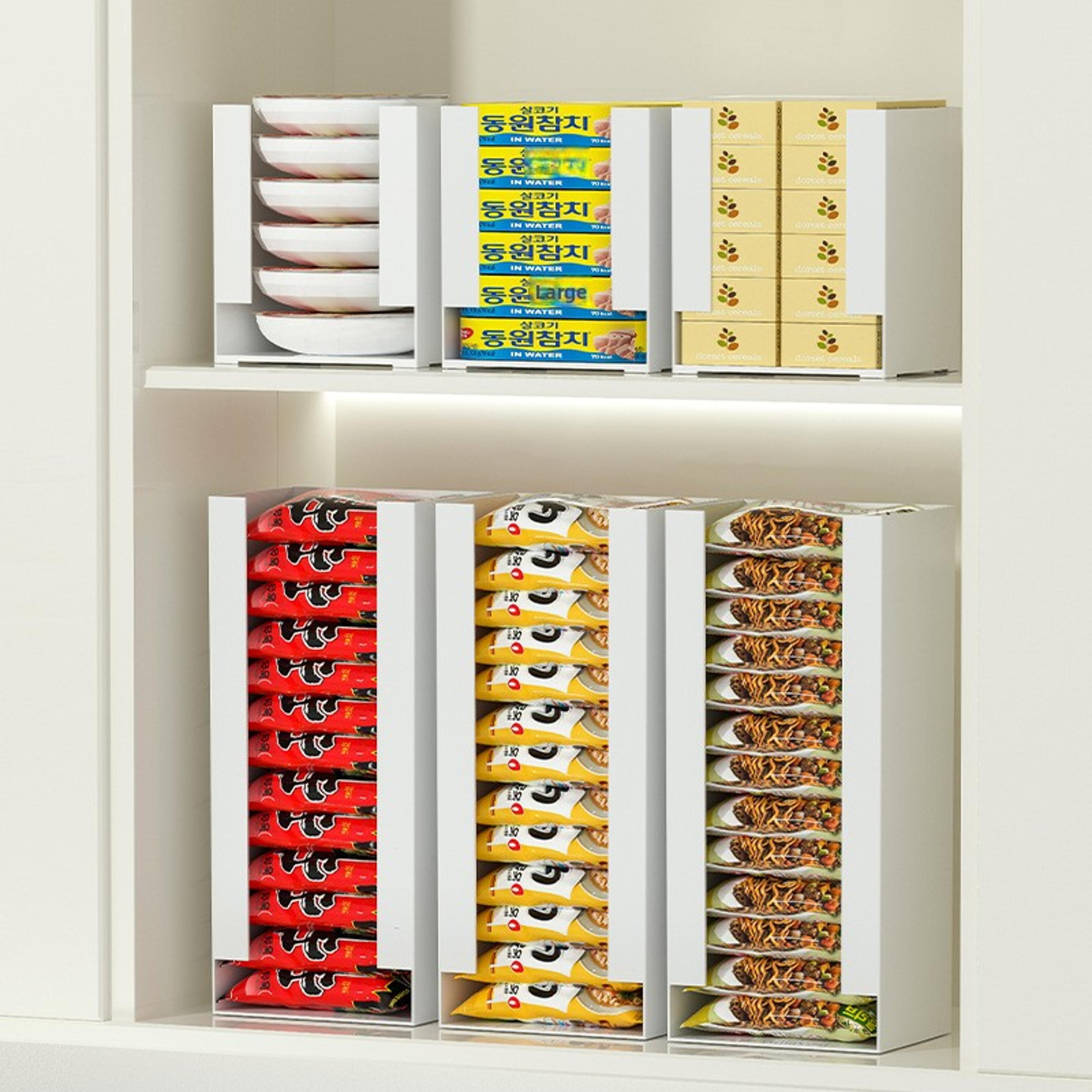 Instant Noodle Storage Box Kitchen Countertop Organizer For Snacks Masks And Pantry Essentials 3
