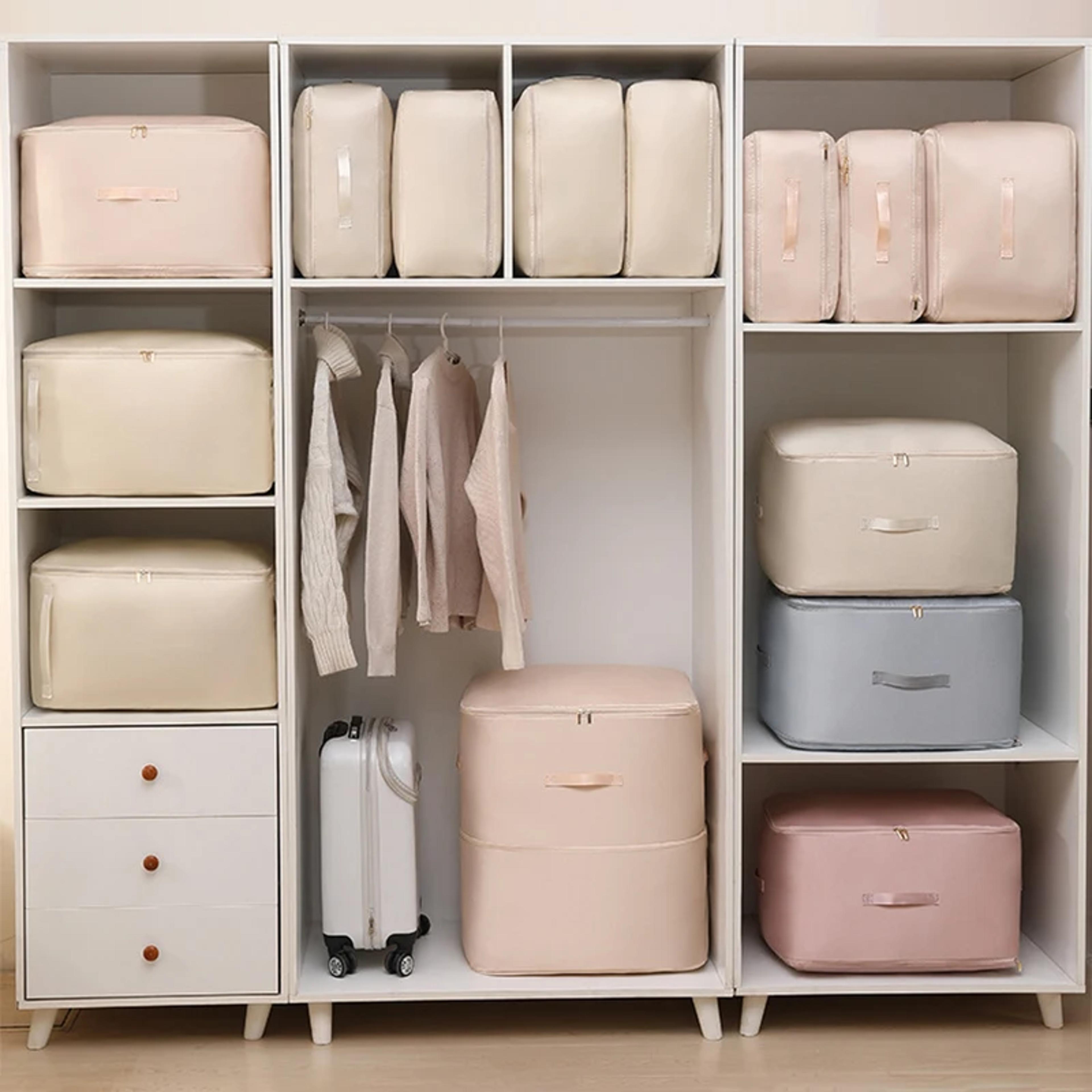Large Capacity Compression Storage Bag Space Saving Clothes And Bedding Organizer 0