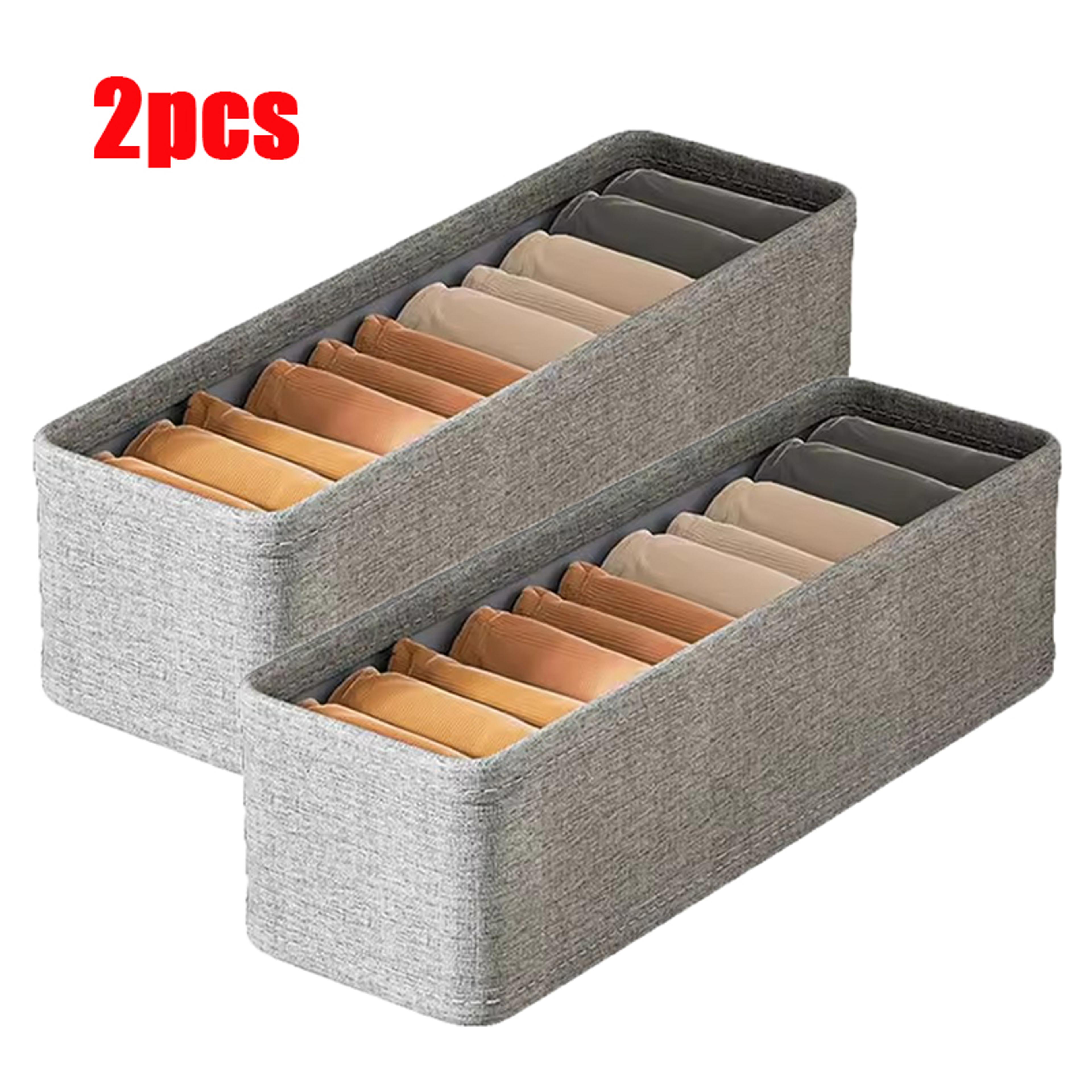 Foldable Fabric Drawer Organizer Clothes Storage Box For Wardrobe And Closet 0