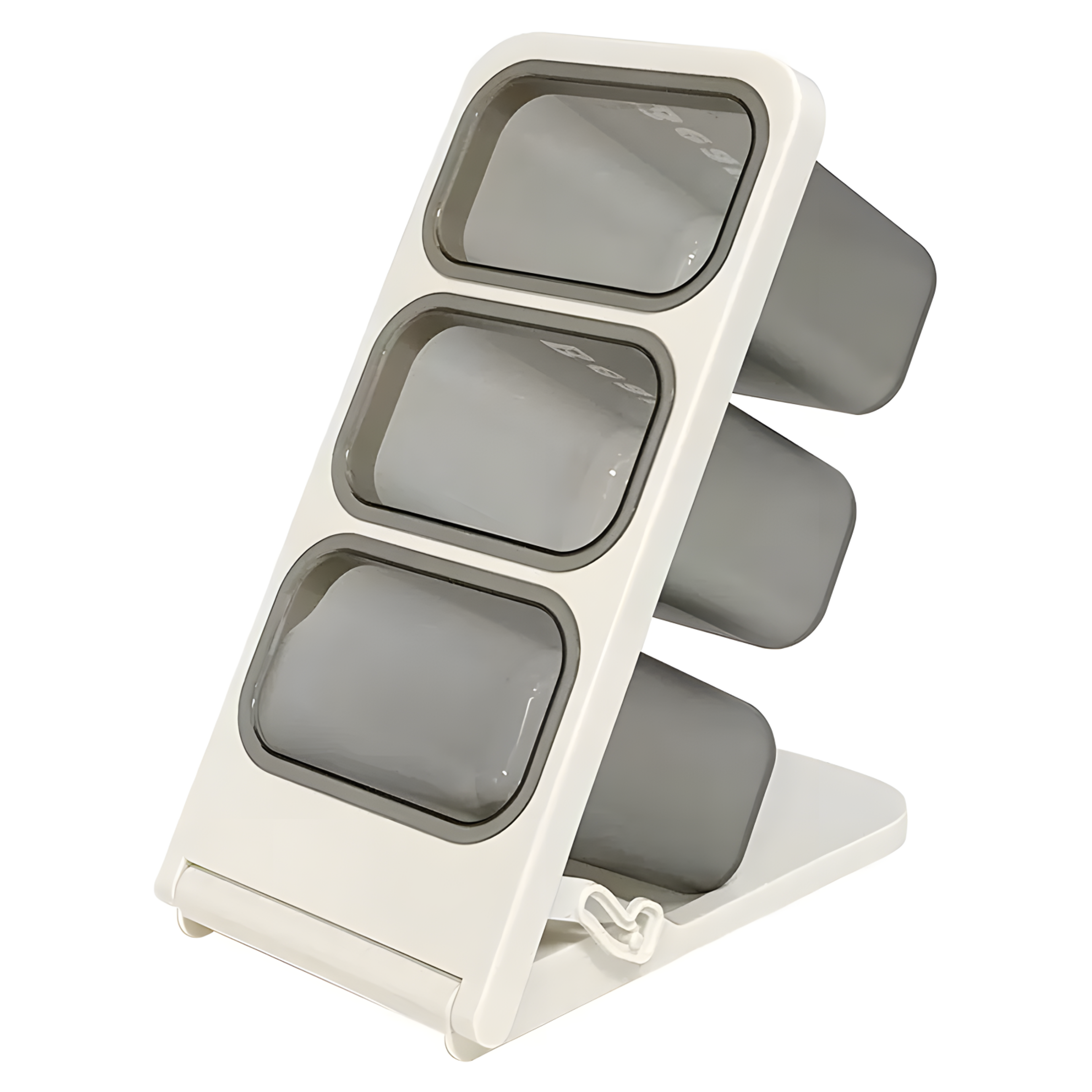 Foldable Desk Pen Organizer 3 Compartment Pen And Pencil Holder For Office And Home 0