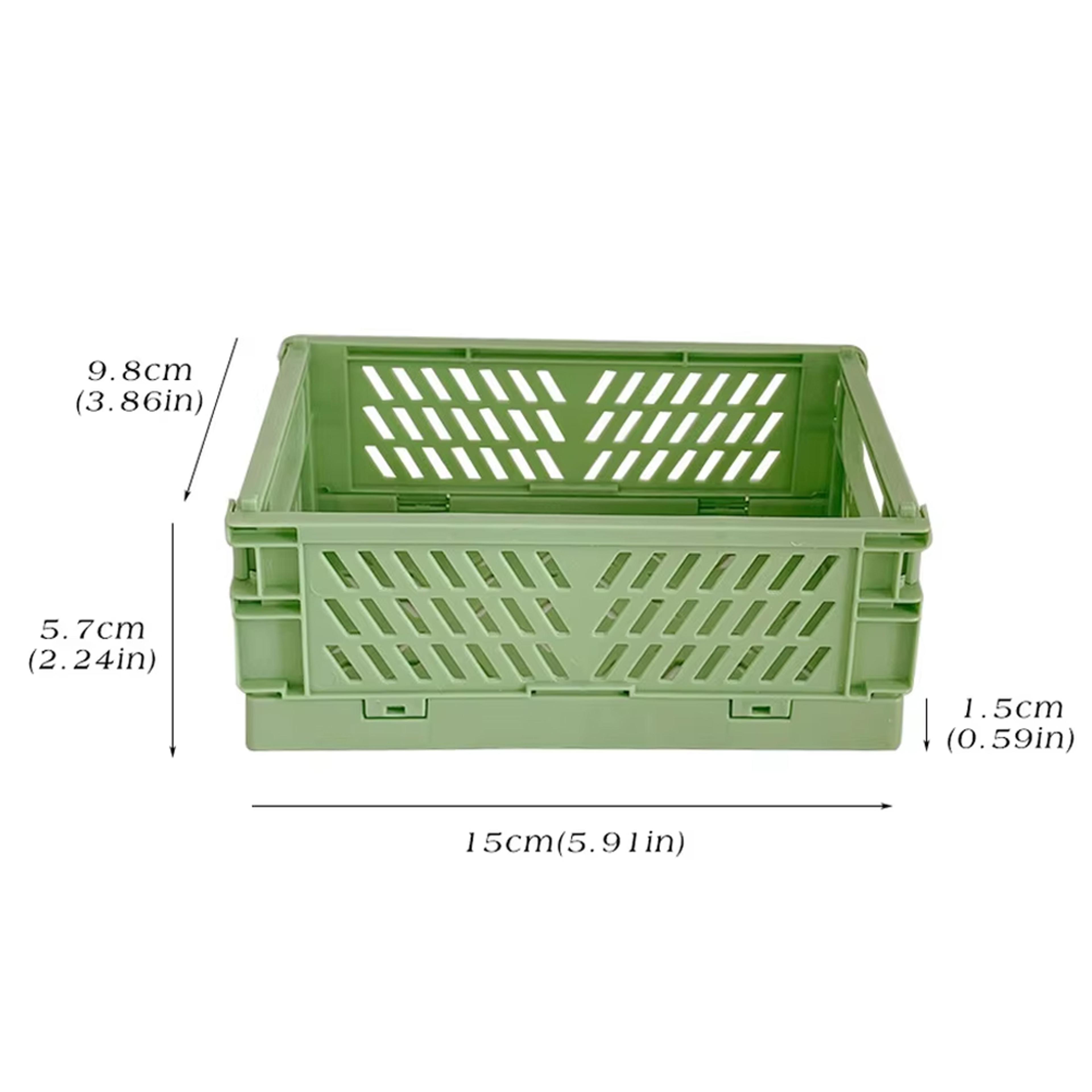 Mrpaper Stackable Desk Organizer Foldable Stationery Storage Holder 6