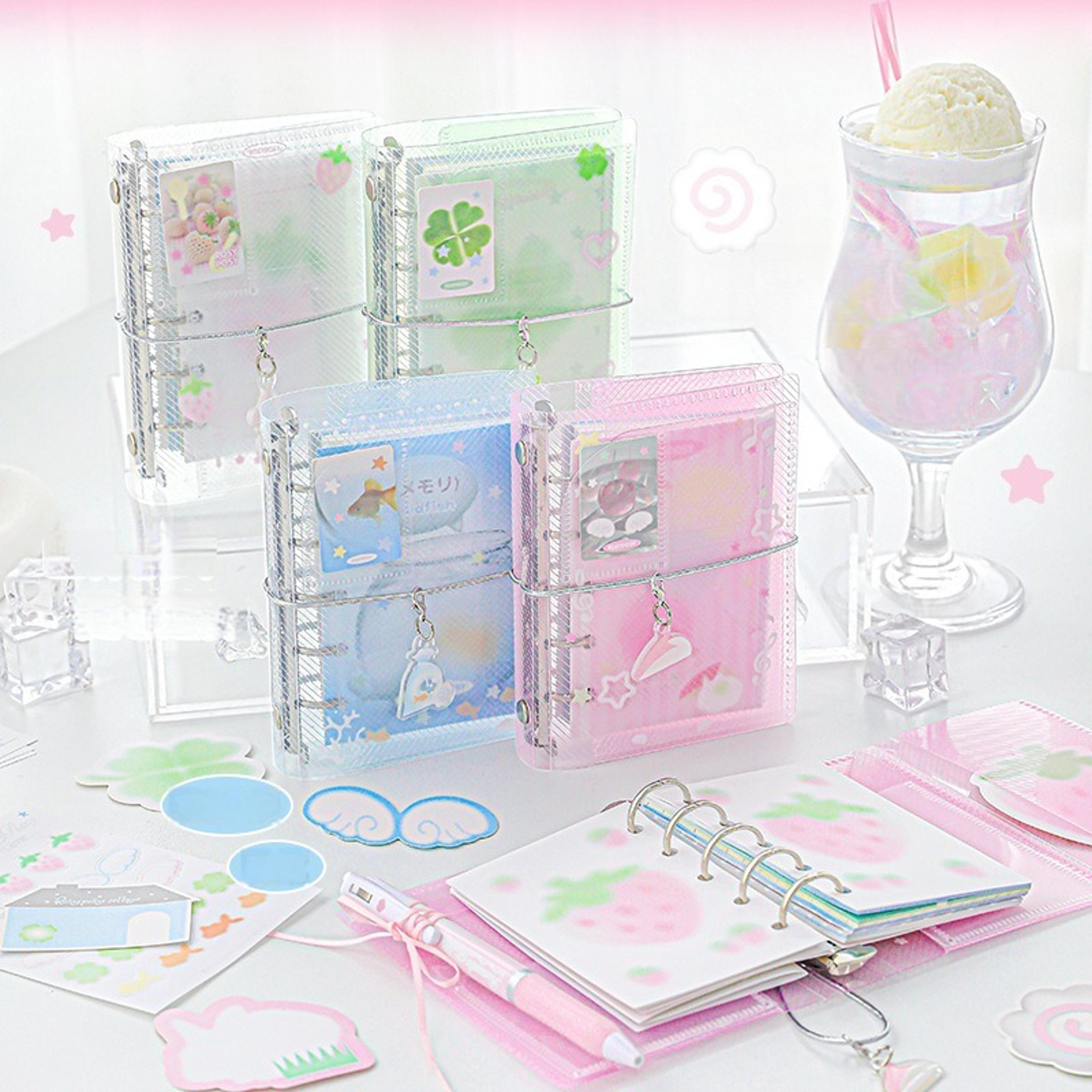 Mini Portable Loose Leaf Notebook With Three Fold Storage 1