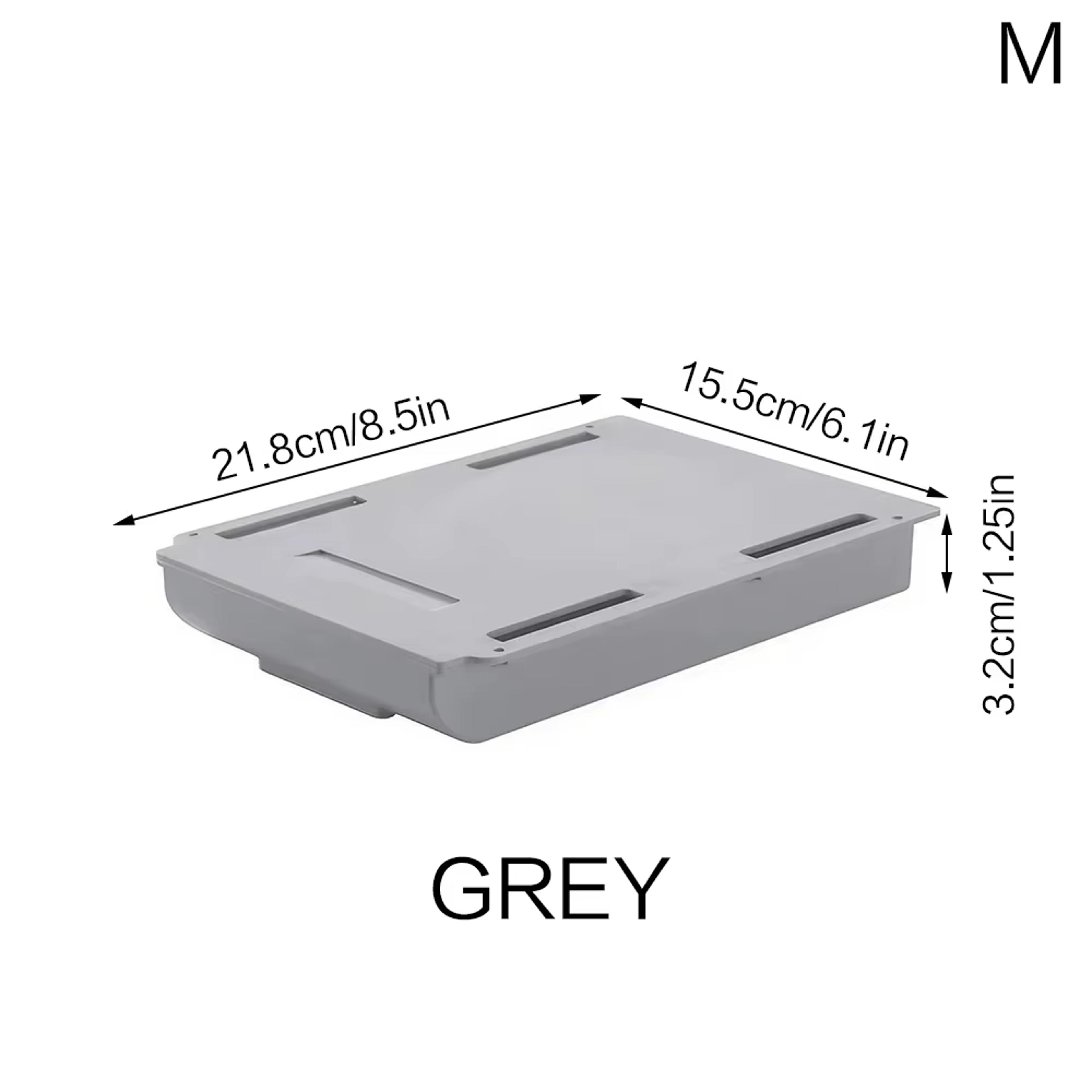 Hidden Under Desk Drawer Organizer Self Adhesive Storage For Office And Home 9