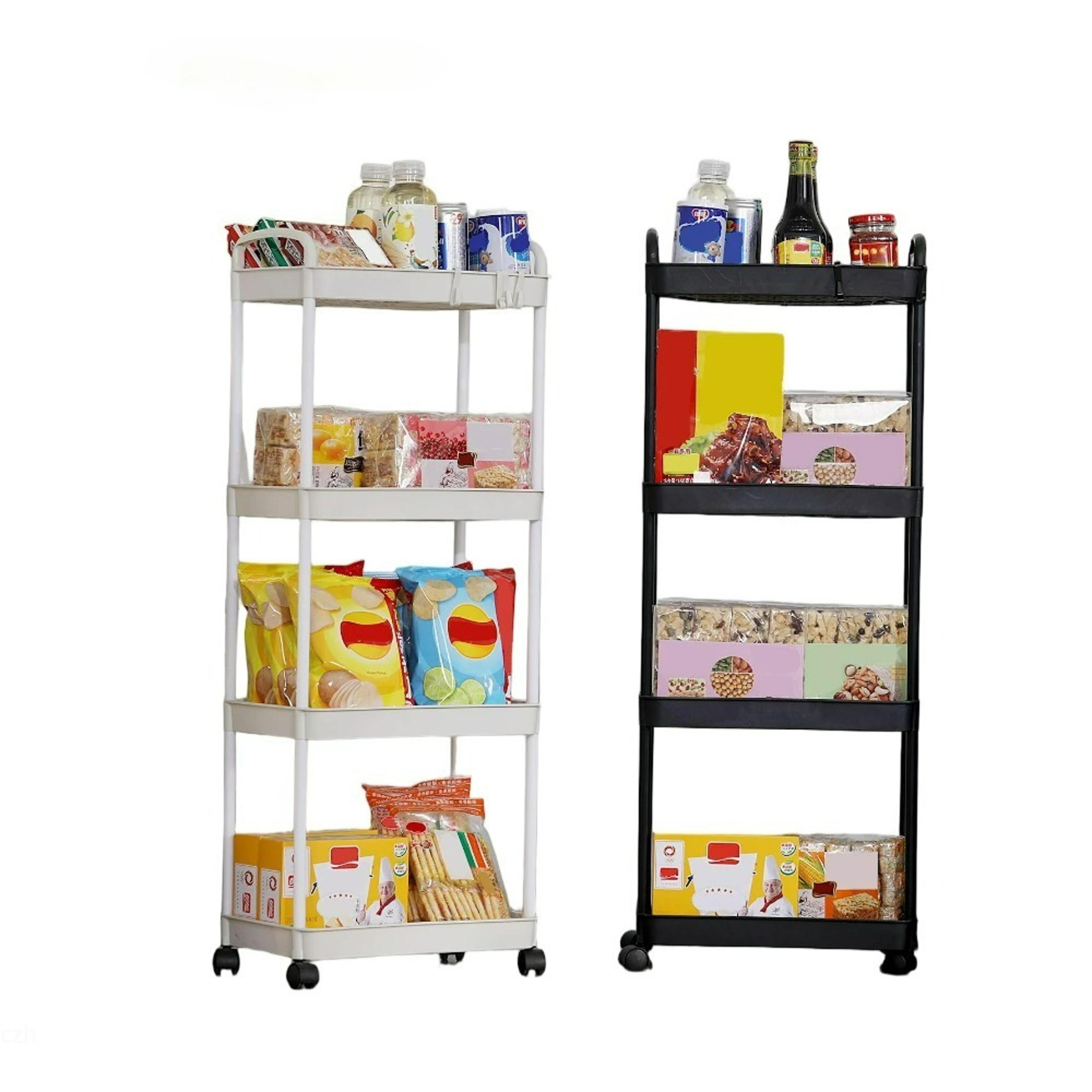 Multi Layer Rolling Storage Cart With Wheels For Kitchen Bathroom And Bedroom 1