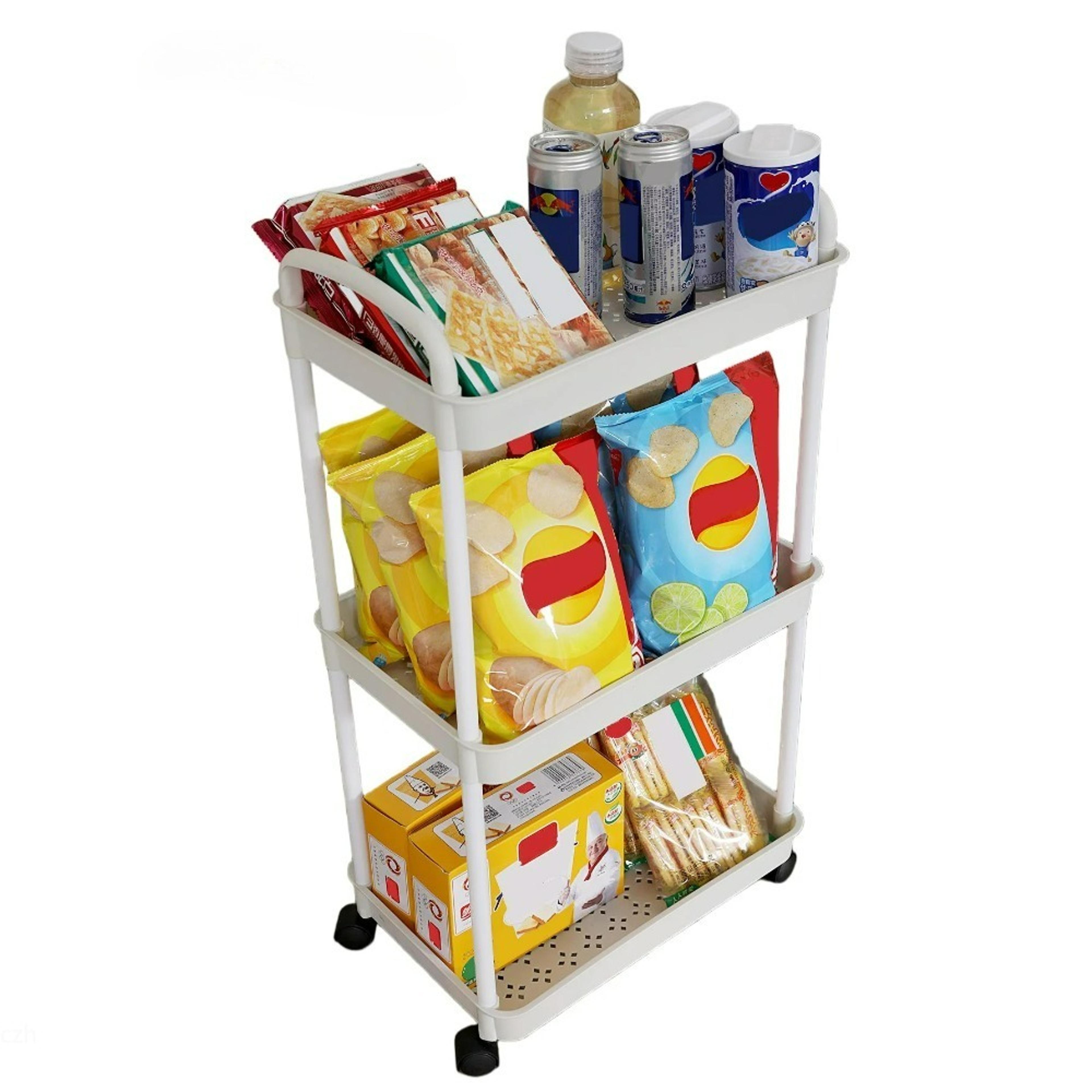 Multi Layer Rolling Storage Cart With Wheels For Kitchen Bathroom And Bedroom 2