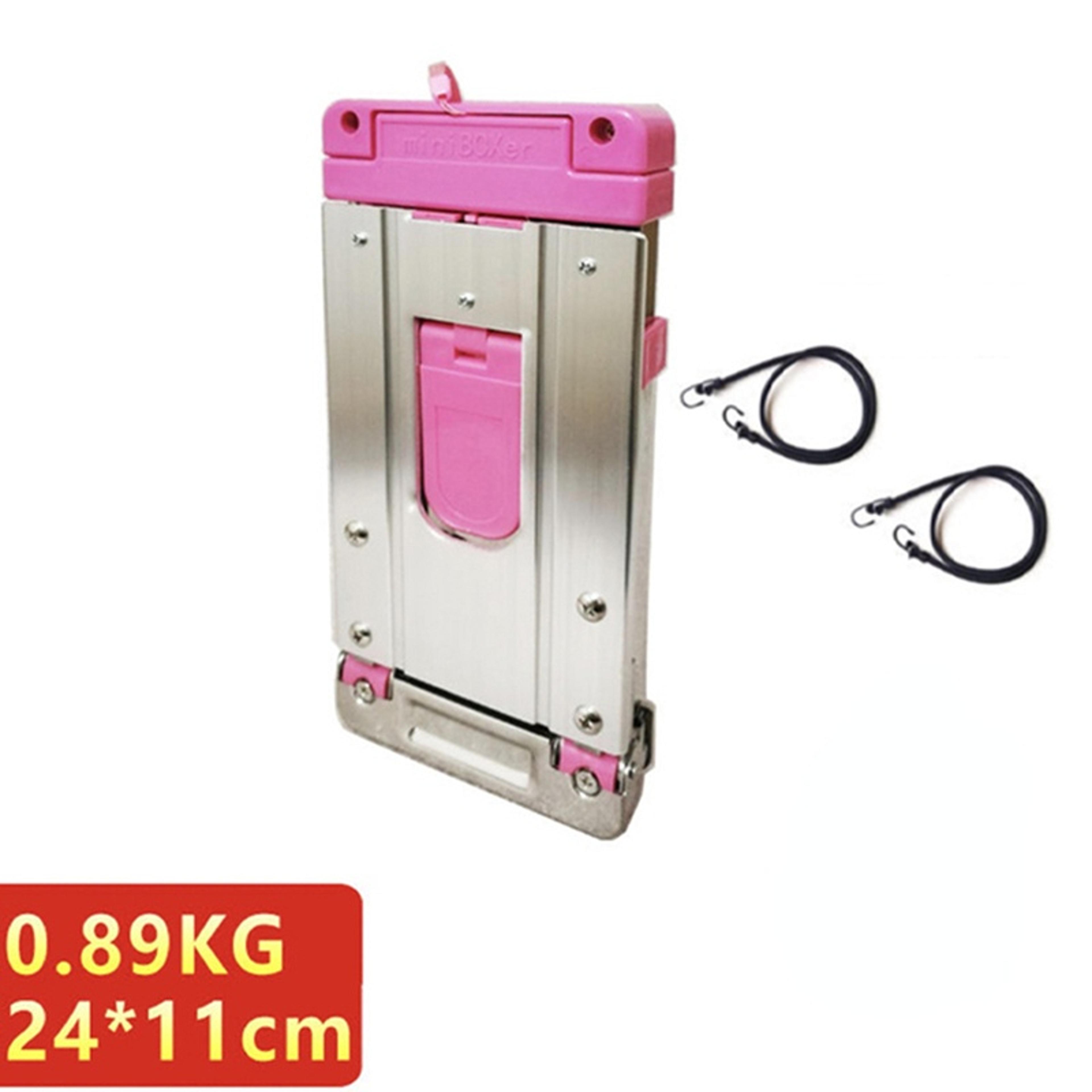 Portable Folding Shopping Trolley Compact 25kg Travel Cart With Elastic Ropes 6