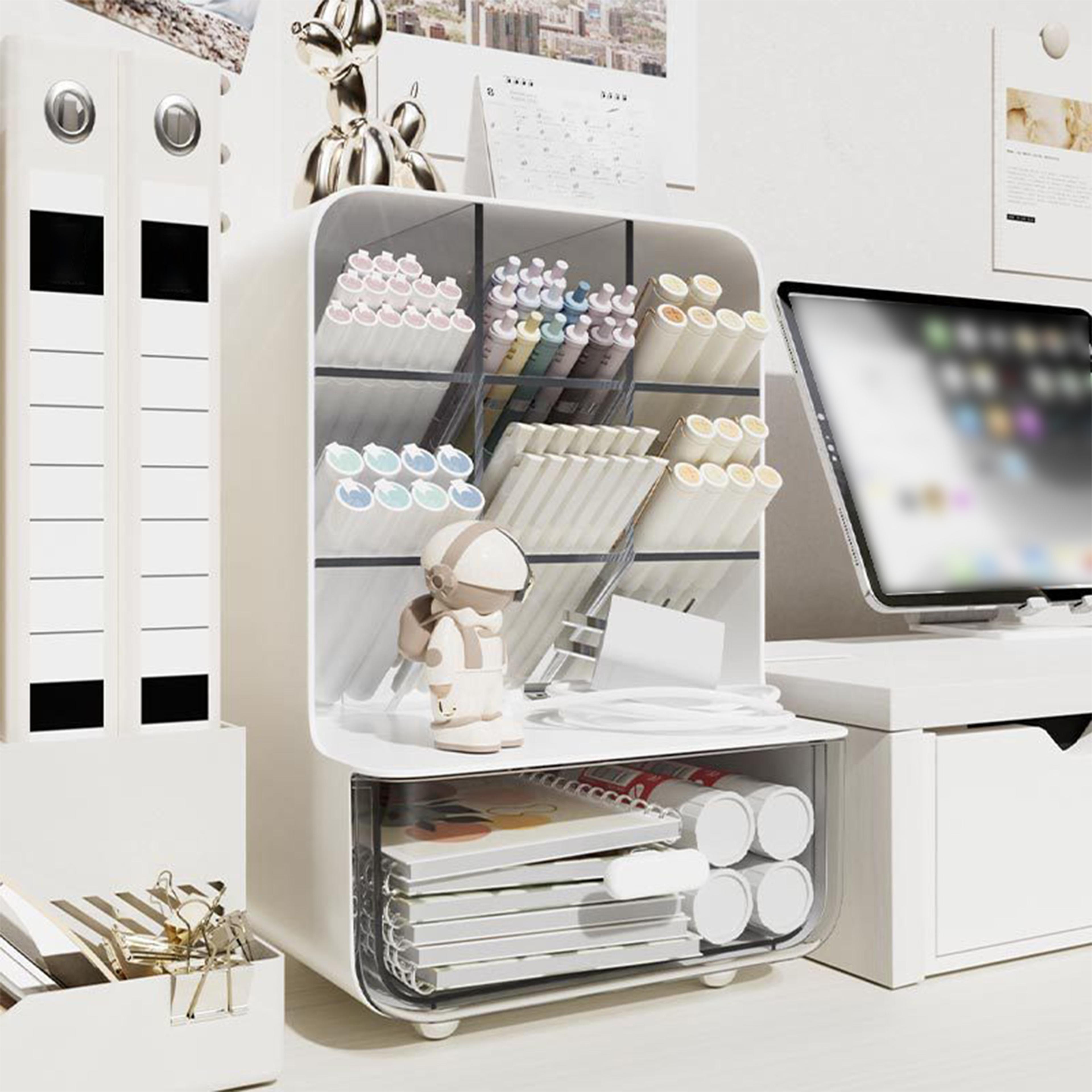 Large Capacity Desk Organizer Pen Holder For Stationery And Office Supplies 1