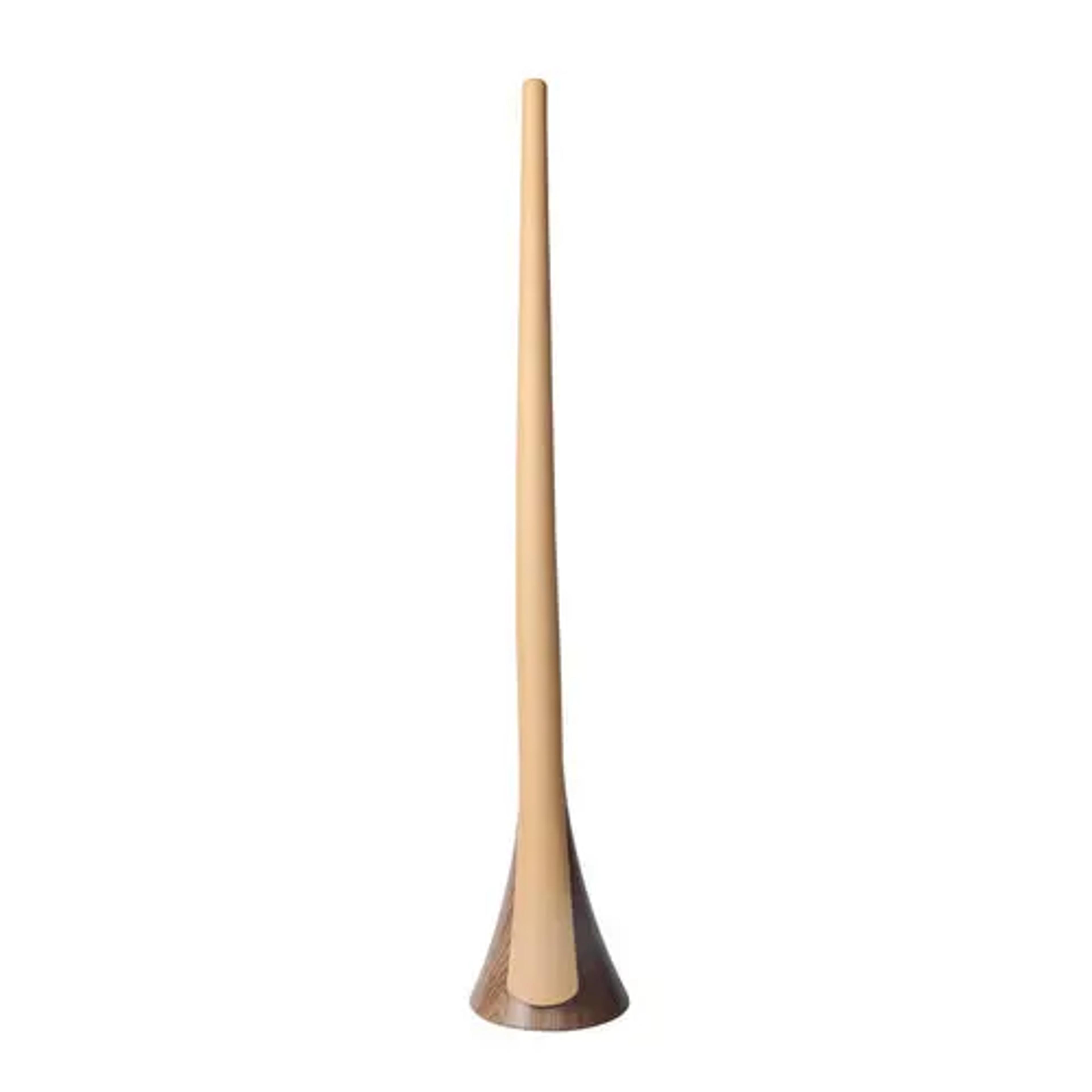 Extra Long Shoe Horn With Wood Grain Self Supporting Long Handle 9