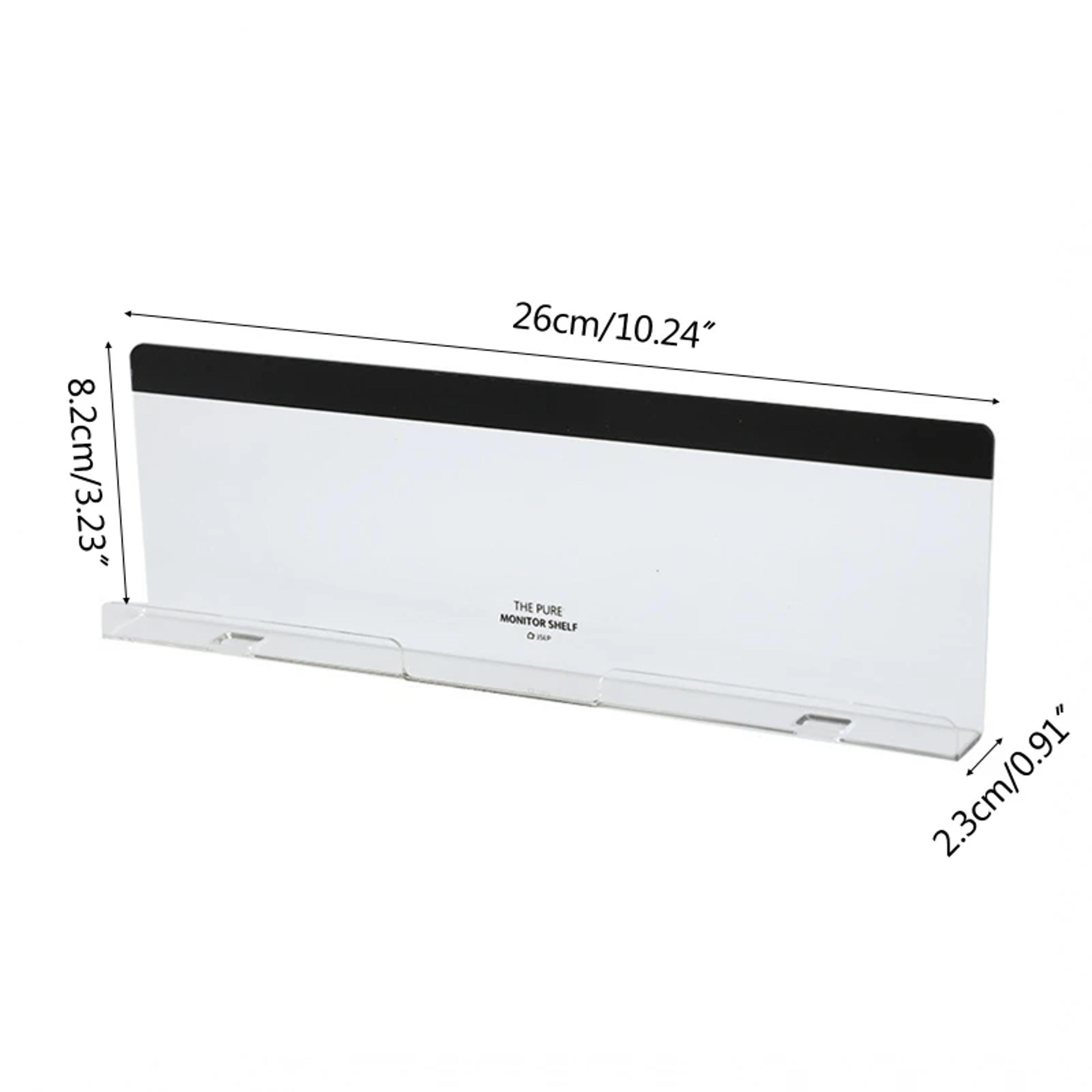 Under Monitor Message Board Desk Organizer With Phone And Memo Storage 6