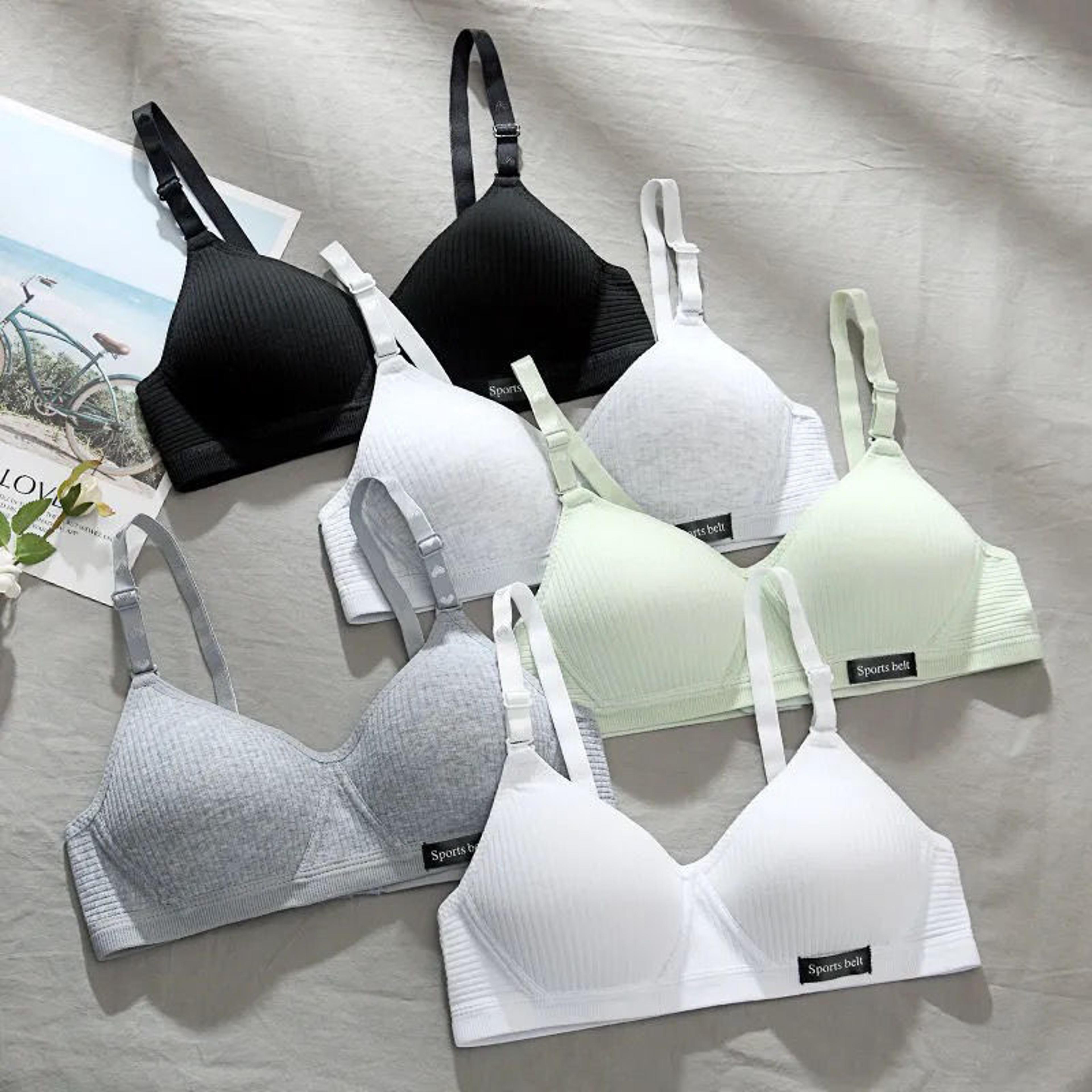 Wireless Seamless Bra With Adjustable Straps And 34 Cup Design 1