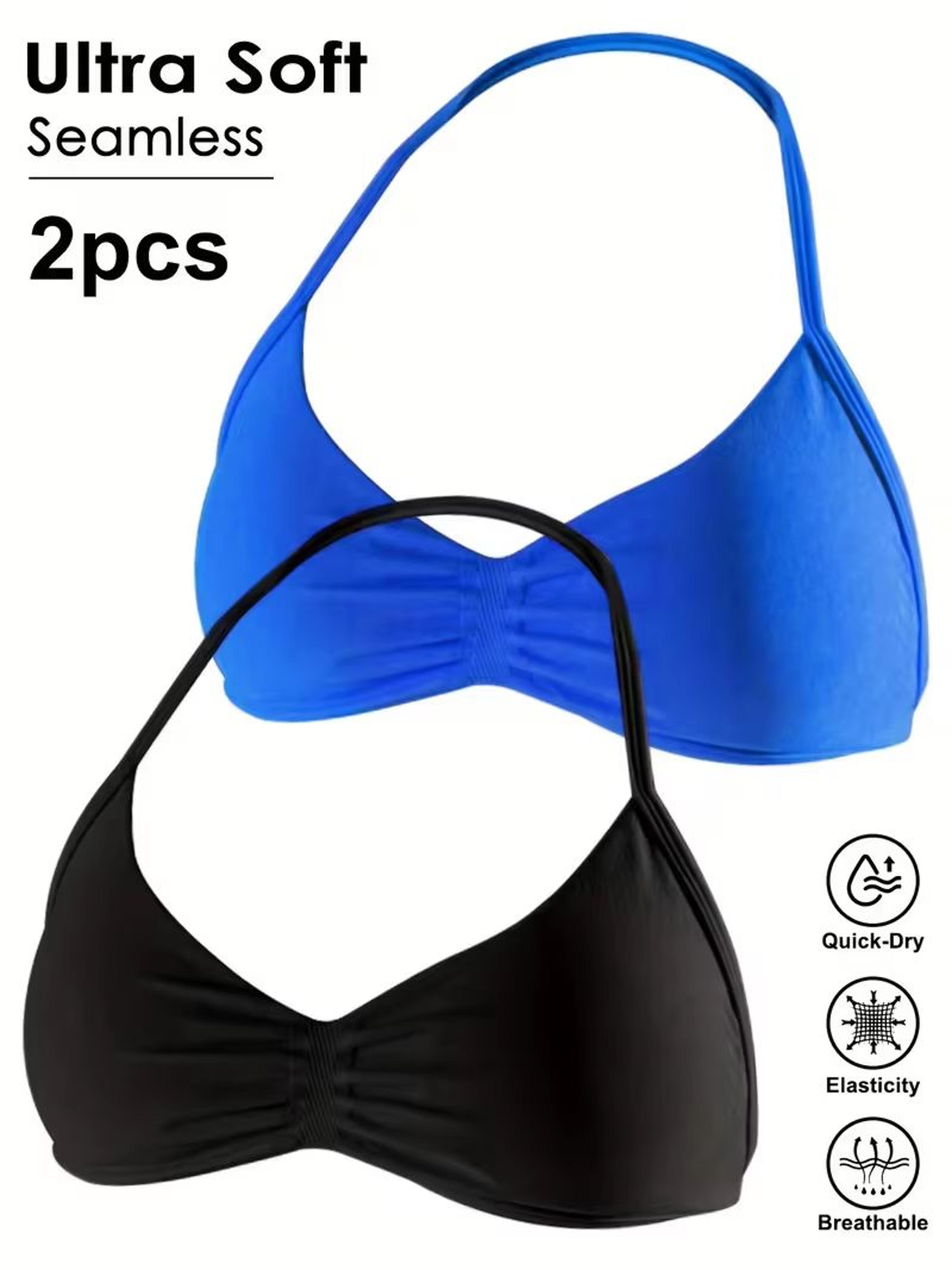 Womens High Support Lace Up Sports Bra Seamless Nylon Yoga Gym Top 10