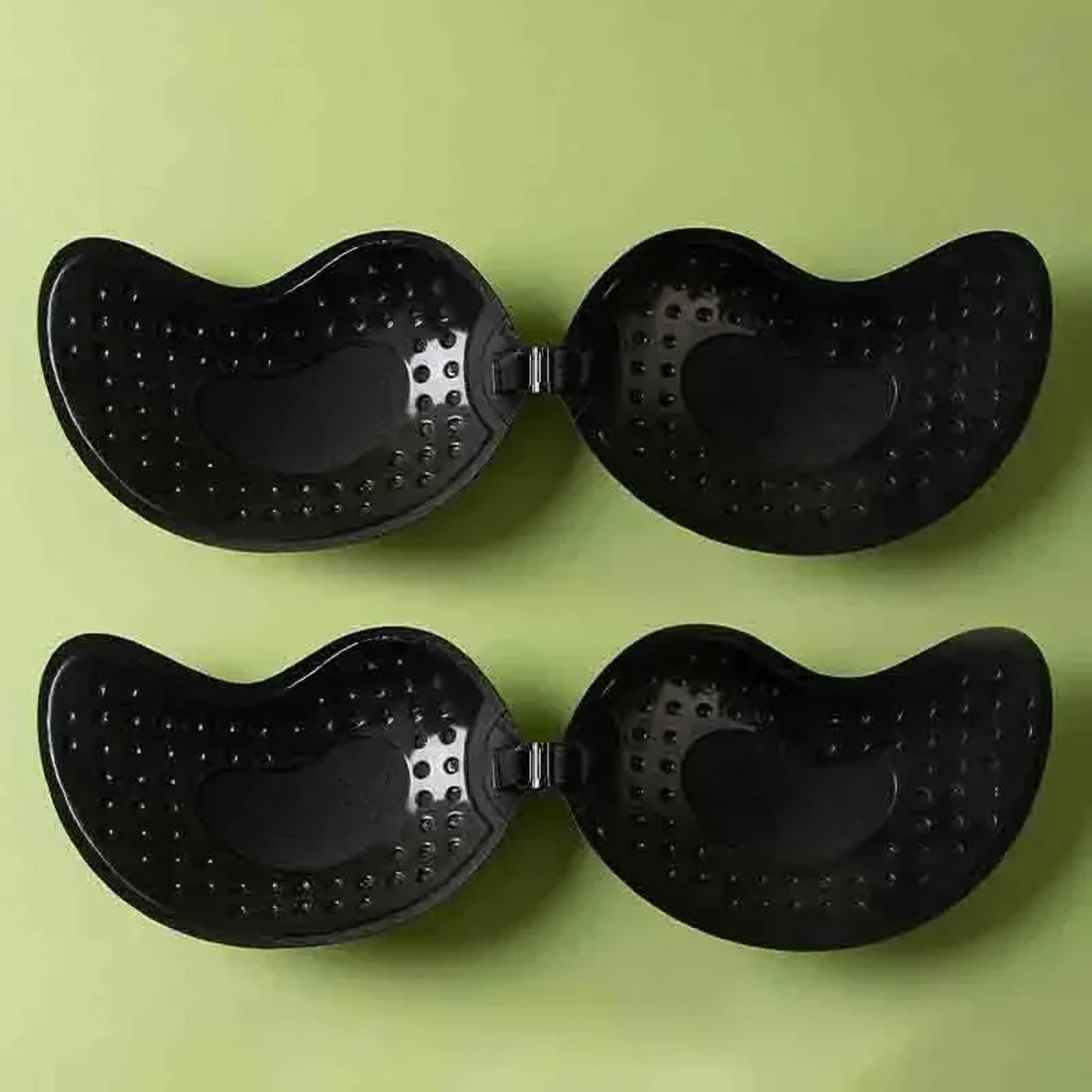 Reusable Strapless Adhesive Bra Seamless Silicone Push Up Bra With Front Closure 8