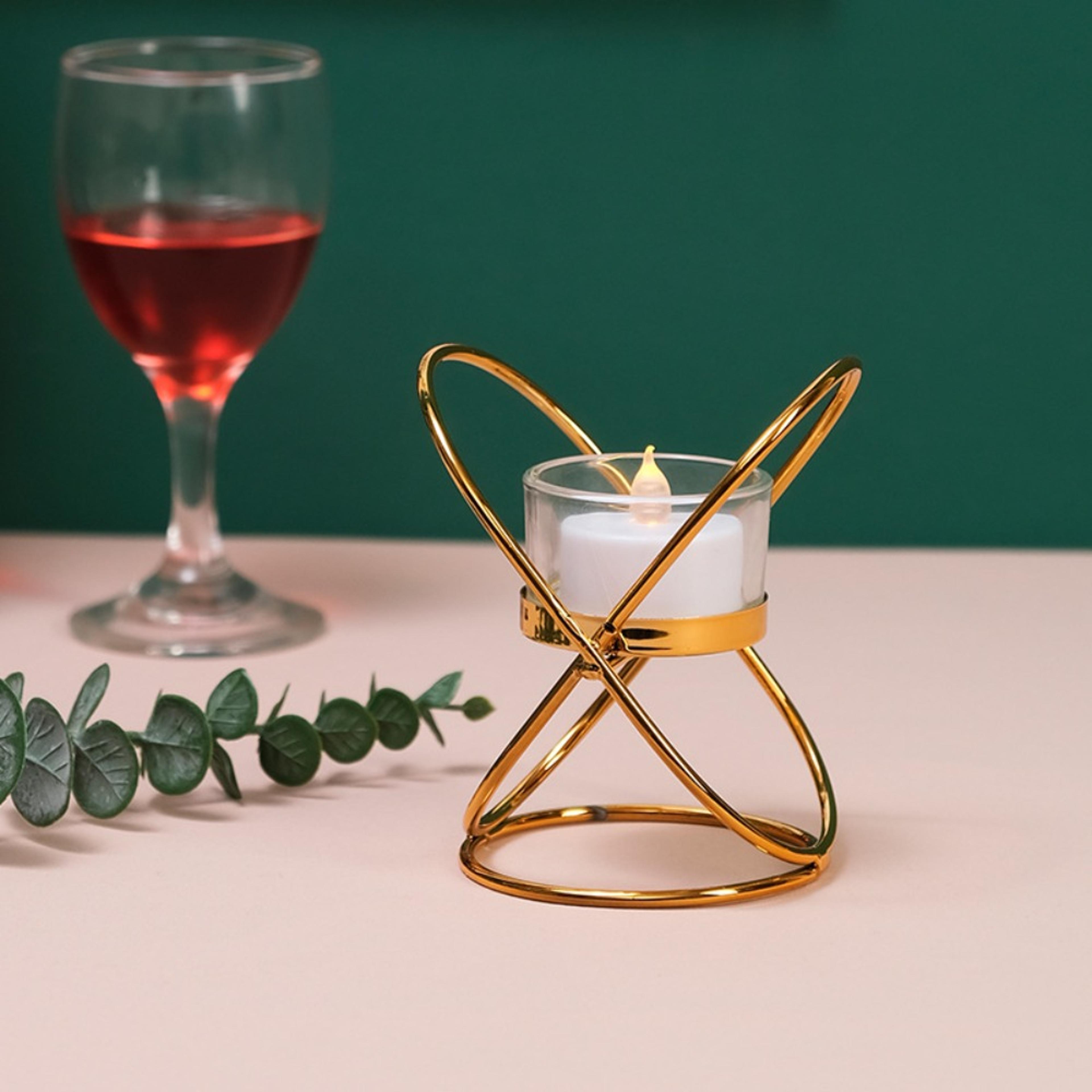 Metal Candlestick Holder Multi Head Candle Stand For Table And Home Decoration 3