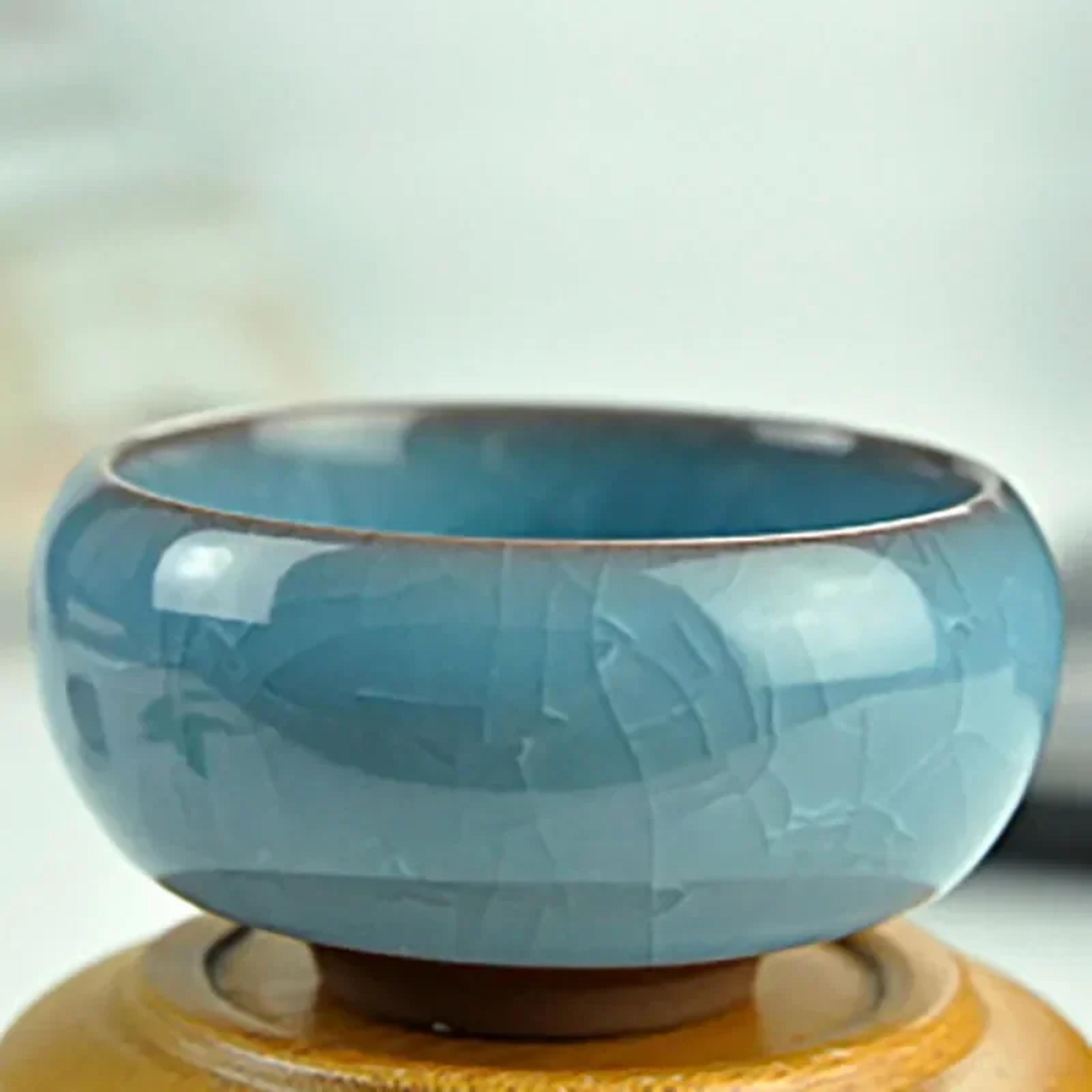 Handmade Ice Crack Ceramic Candle Holder For Home Wedding And Party Decor 7