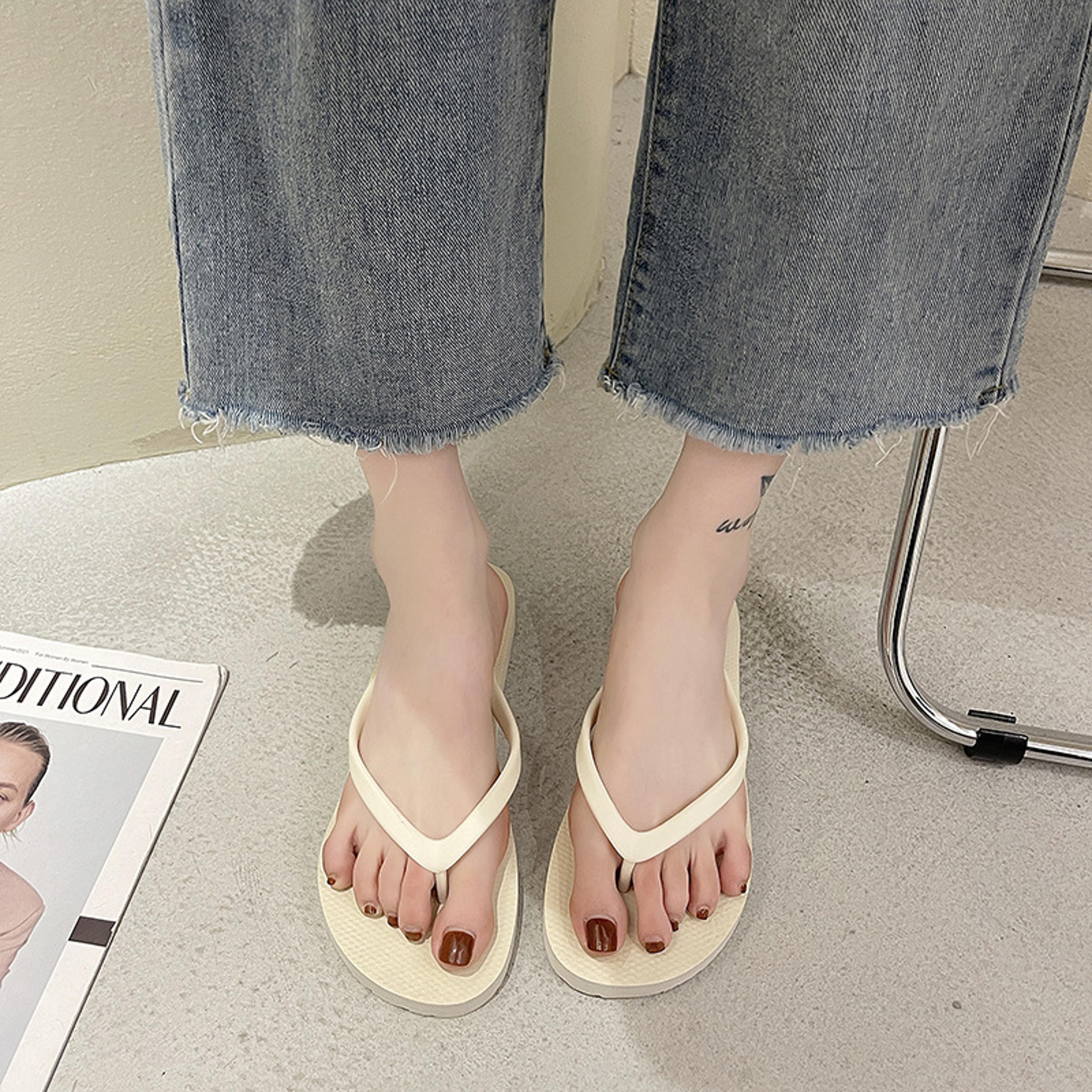 Womens Indoor Flip Flops With EVA Sole And TStrap Design 6
