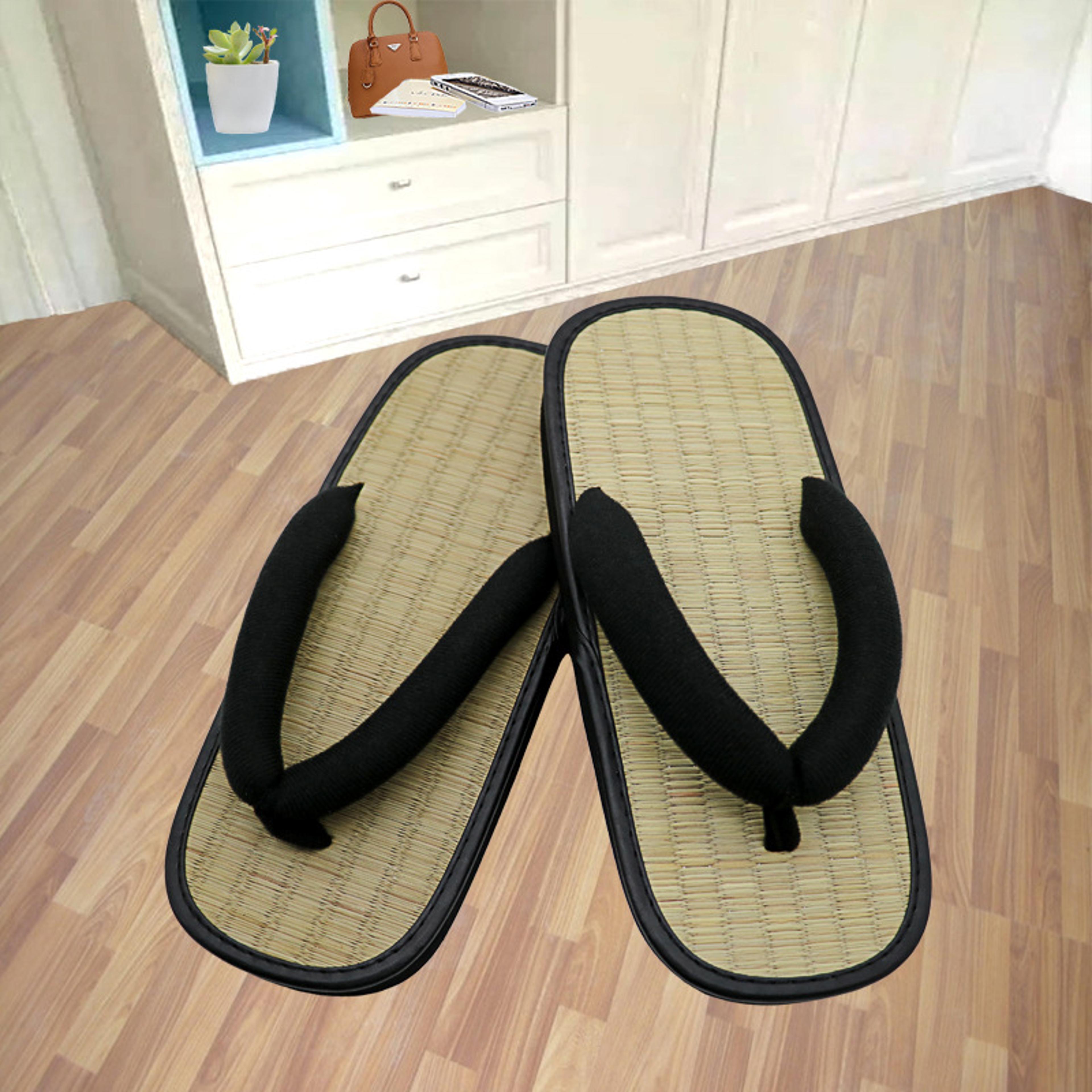 Mens Hemp Flip Flops With Thick EVA Sole And YShaped Toe Strap 2