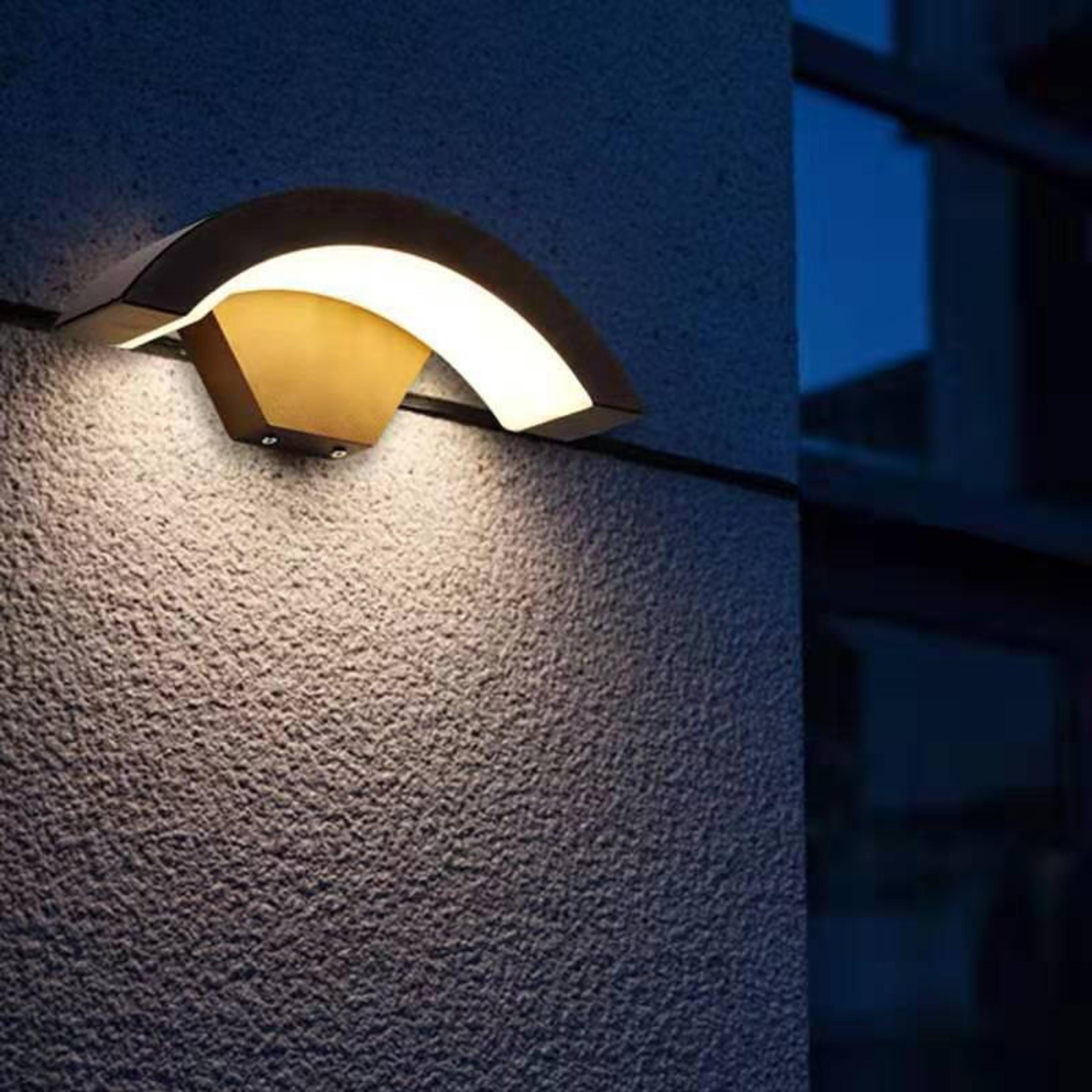 Outdoor PIR Motion Sensor Wall Light 12W IP65 LED Porch Lamp 4