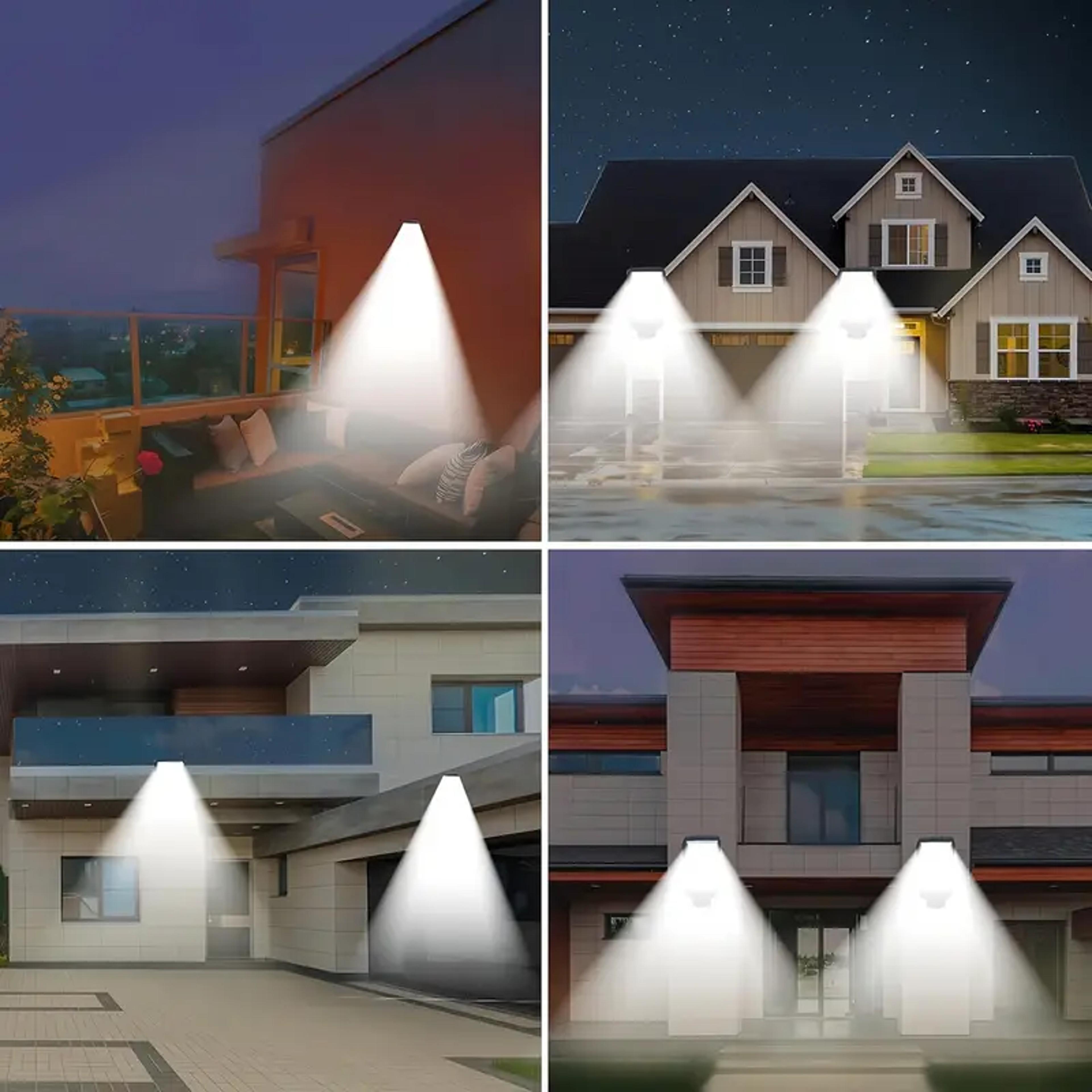 Solar Motion Sensor Security Light With 117 COB LEDs And 3 Lighting Modes 5
