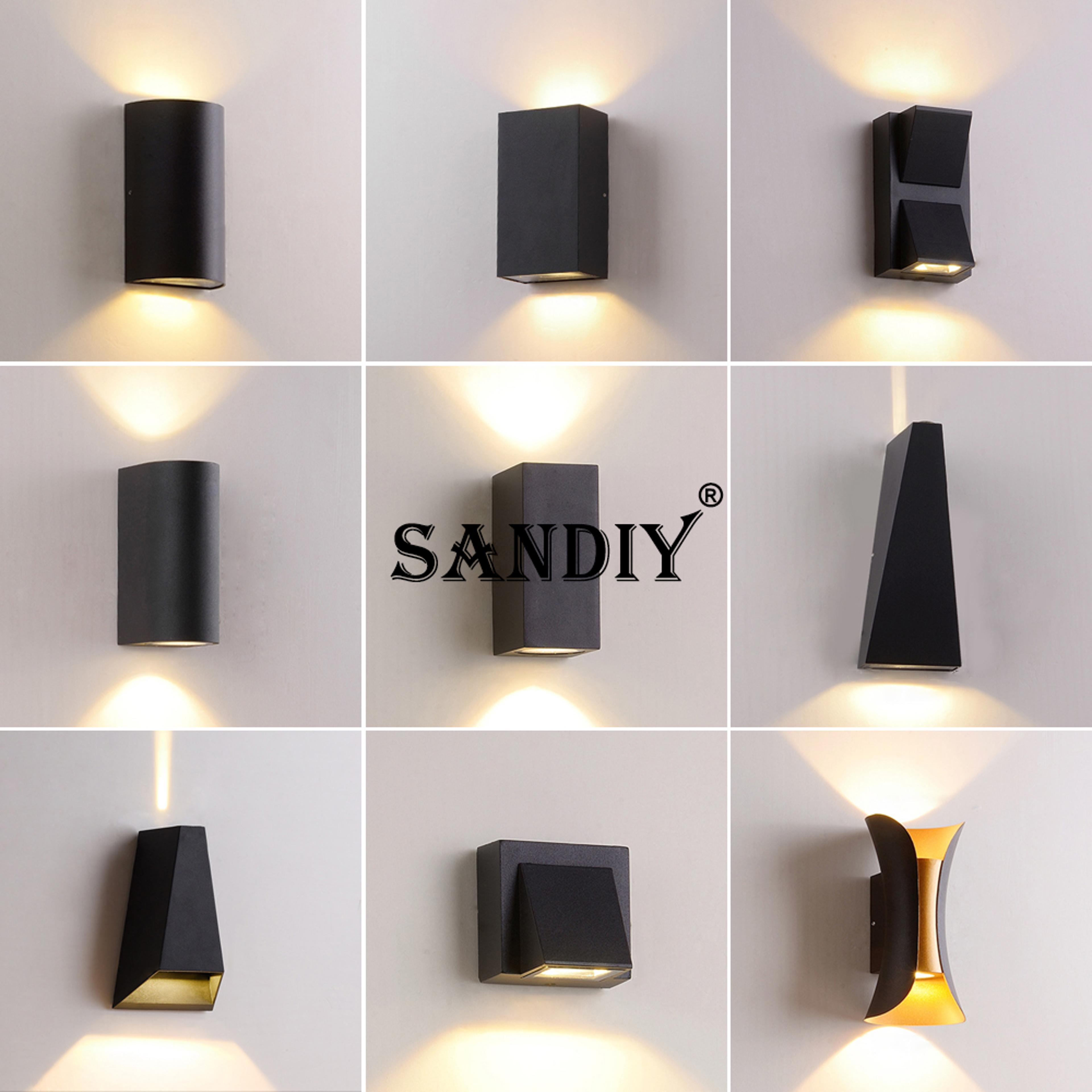 Outdoor LED Up Down Wall Light IP65 Waterproof Aluminum Exterior Sconce 1