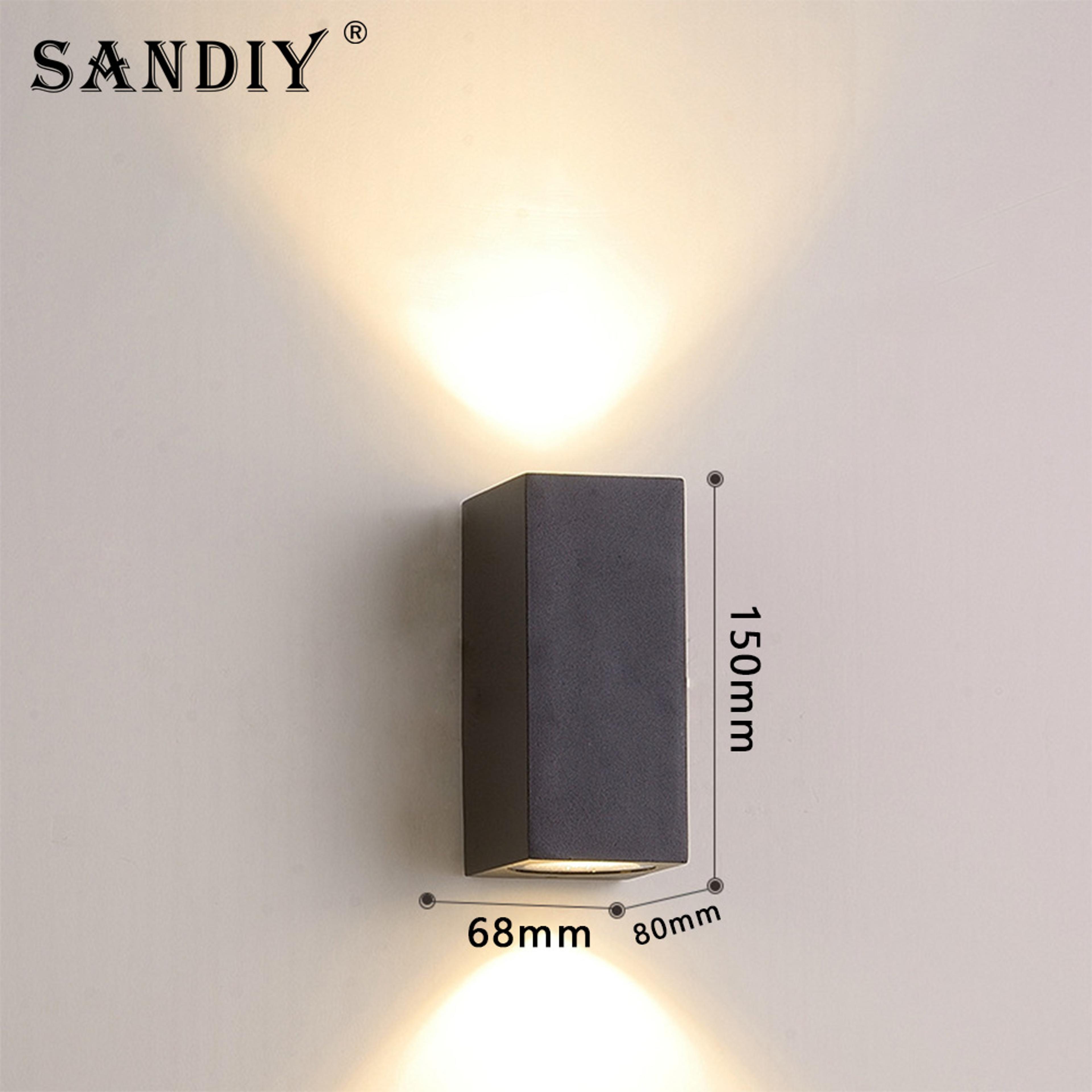 Outdoor LED Up Down Wall Light IP65 Waterproof Aluminum Exterior Sconce 7