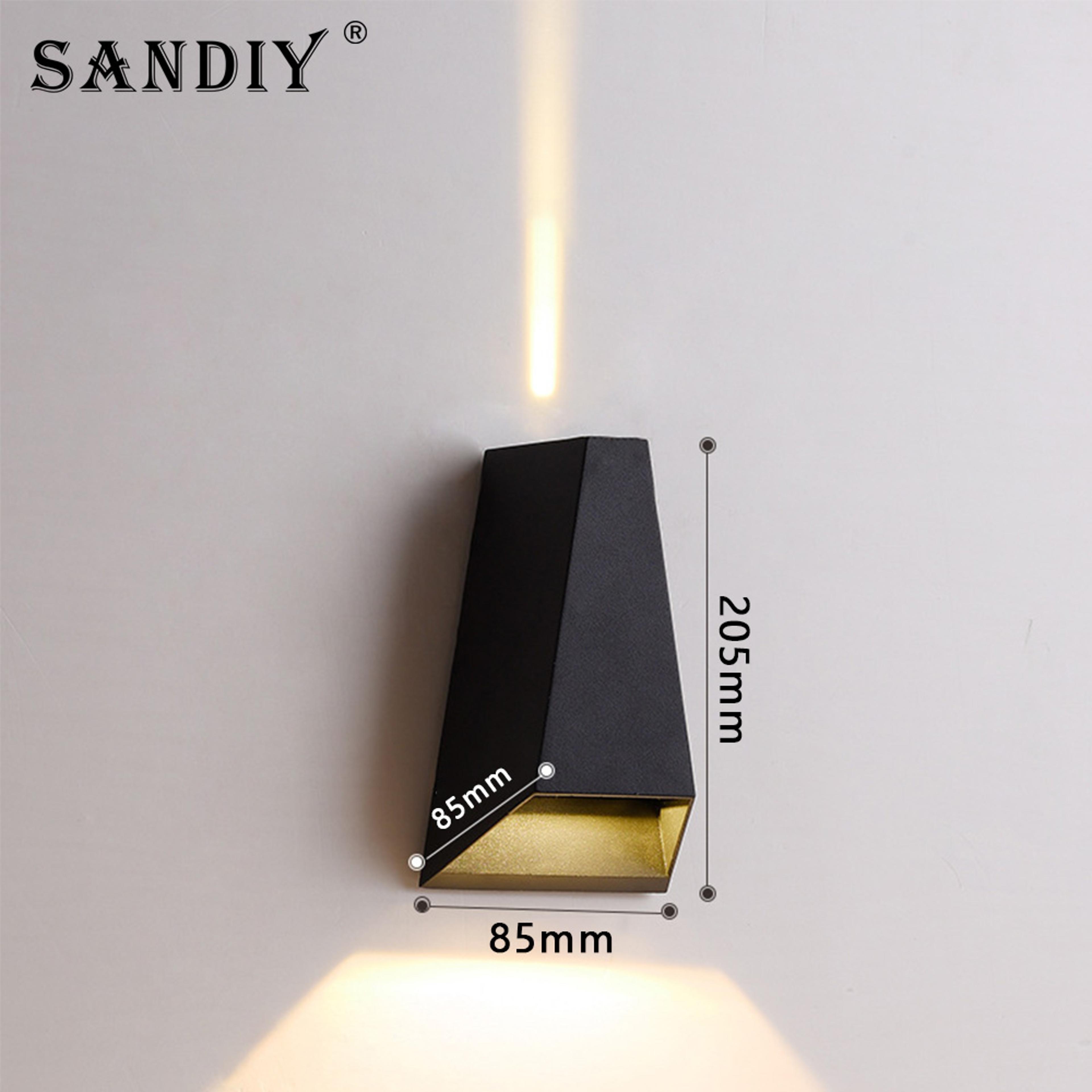 Outdoor LED Up Down Wall Light IP65 Waterproof Aluminum Exterior Sconce 10
