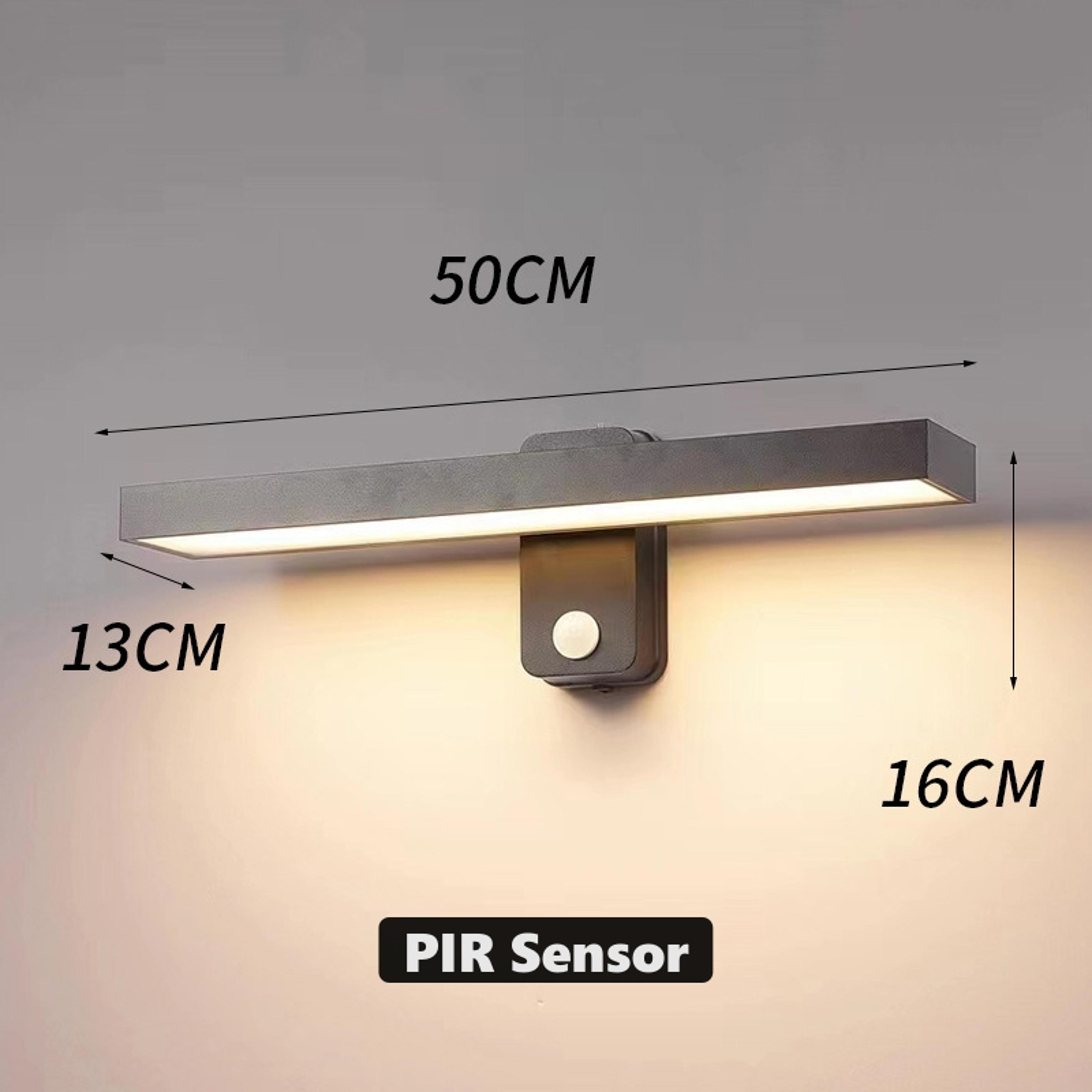 PIR Motion Sensor Outdoor Wall Light IP65 Rotatable LED Sconce 11