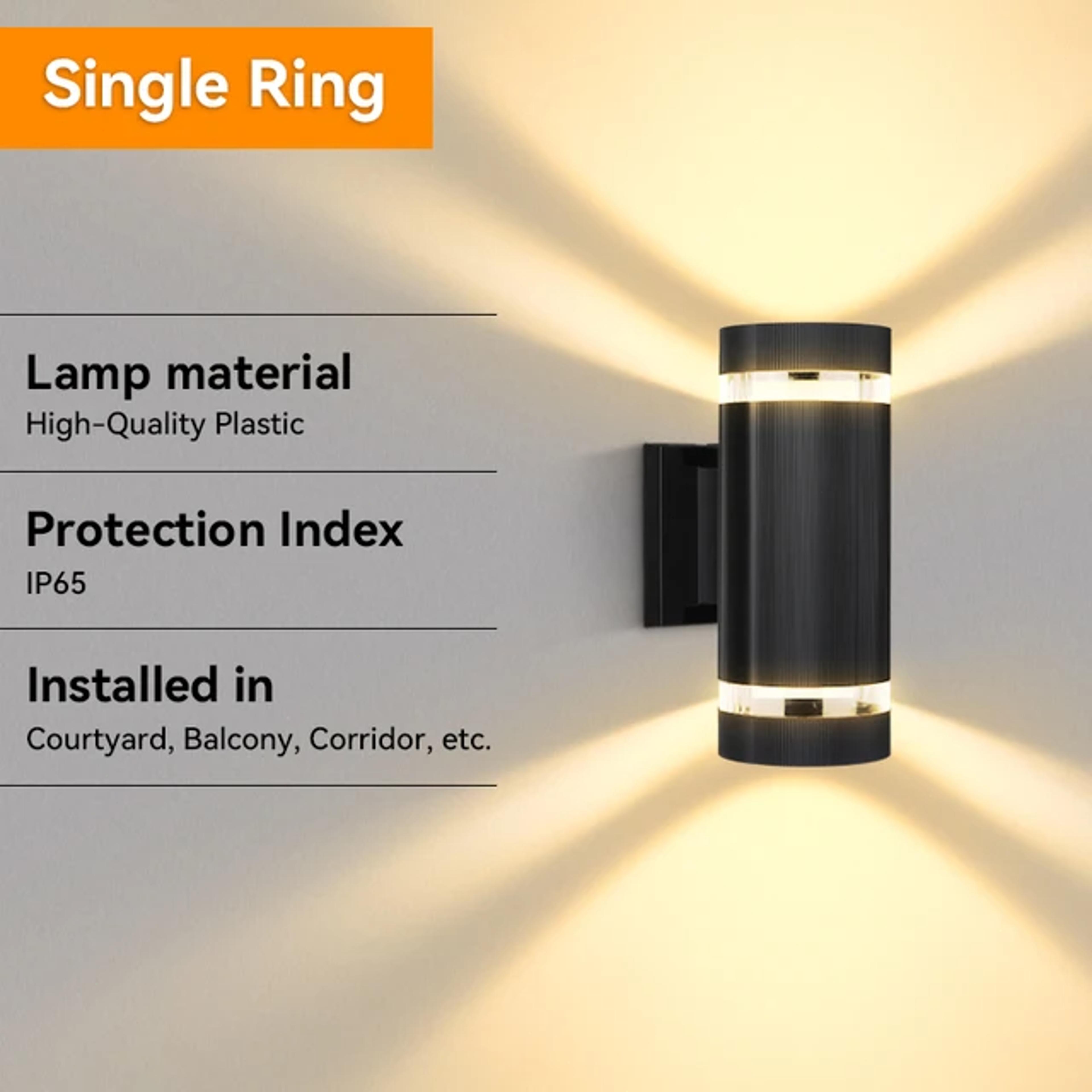 E27 Outdoor Wall Light With Borosilicate Glass Diffuser And Polished Chrome Finish 9
