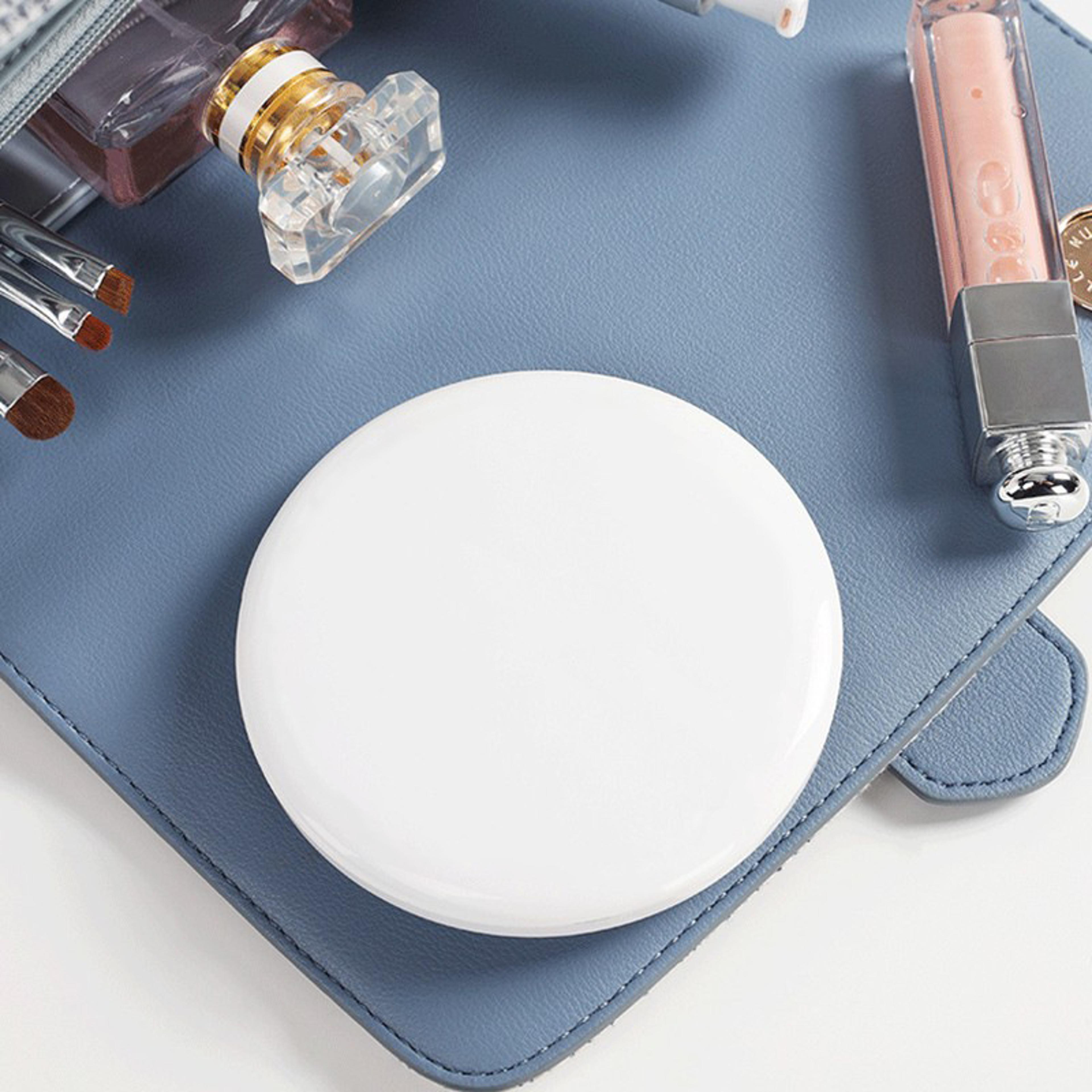 LED Folding Compact Makeup Mirror With TwoSided Design 3