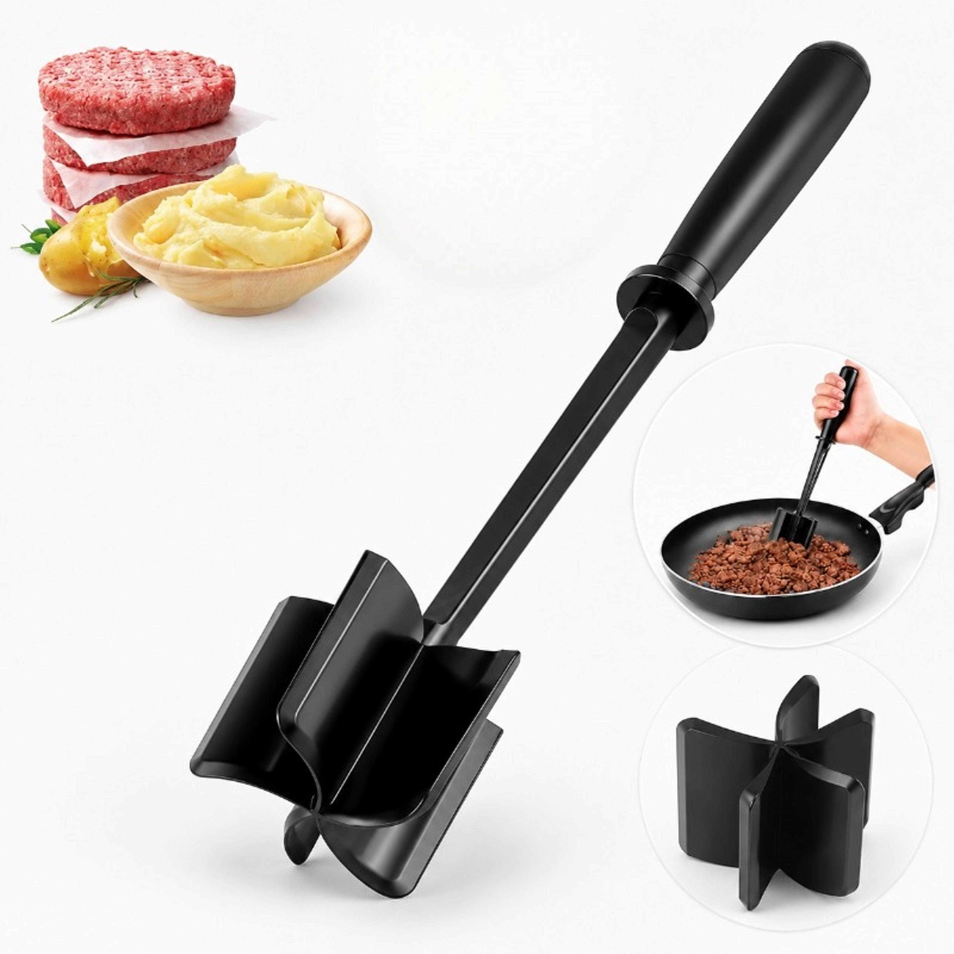 Manual Meat Chopper Multifunctional Handheld Masher Shredder And Kitchen Mixing Tool 0