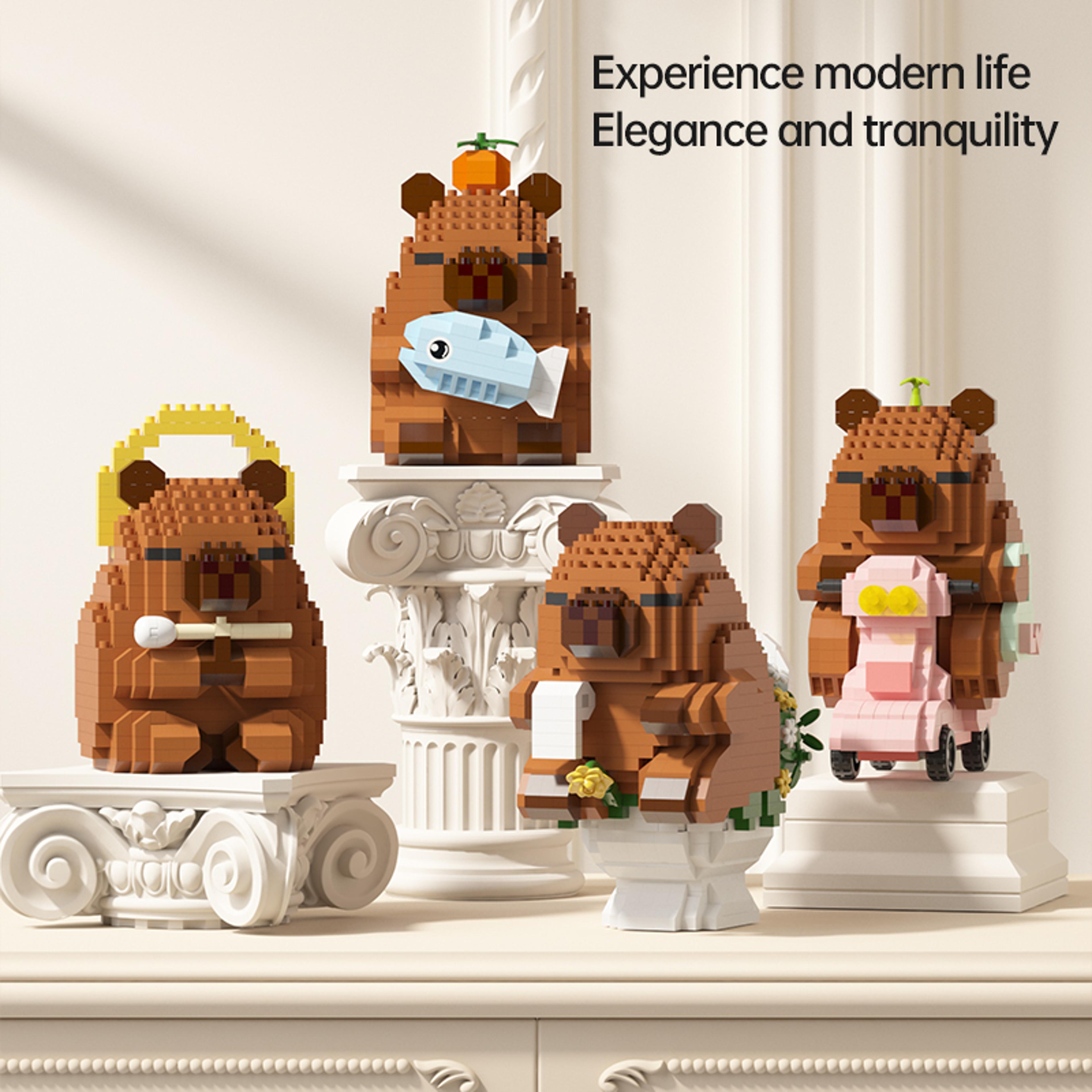 Capybara Micro Building Blocks DIY SelfLocking Model Set 5